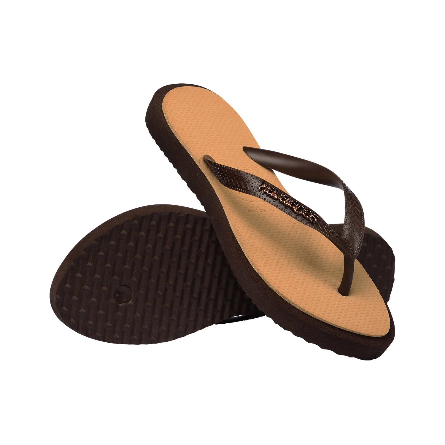 Havaianas Top Point Fusion Dark Brown/Golden - Image 4