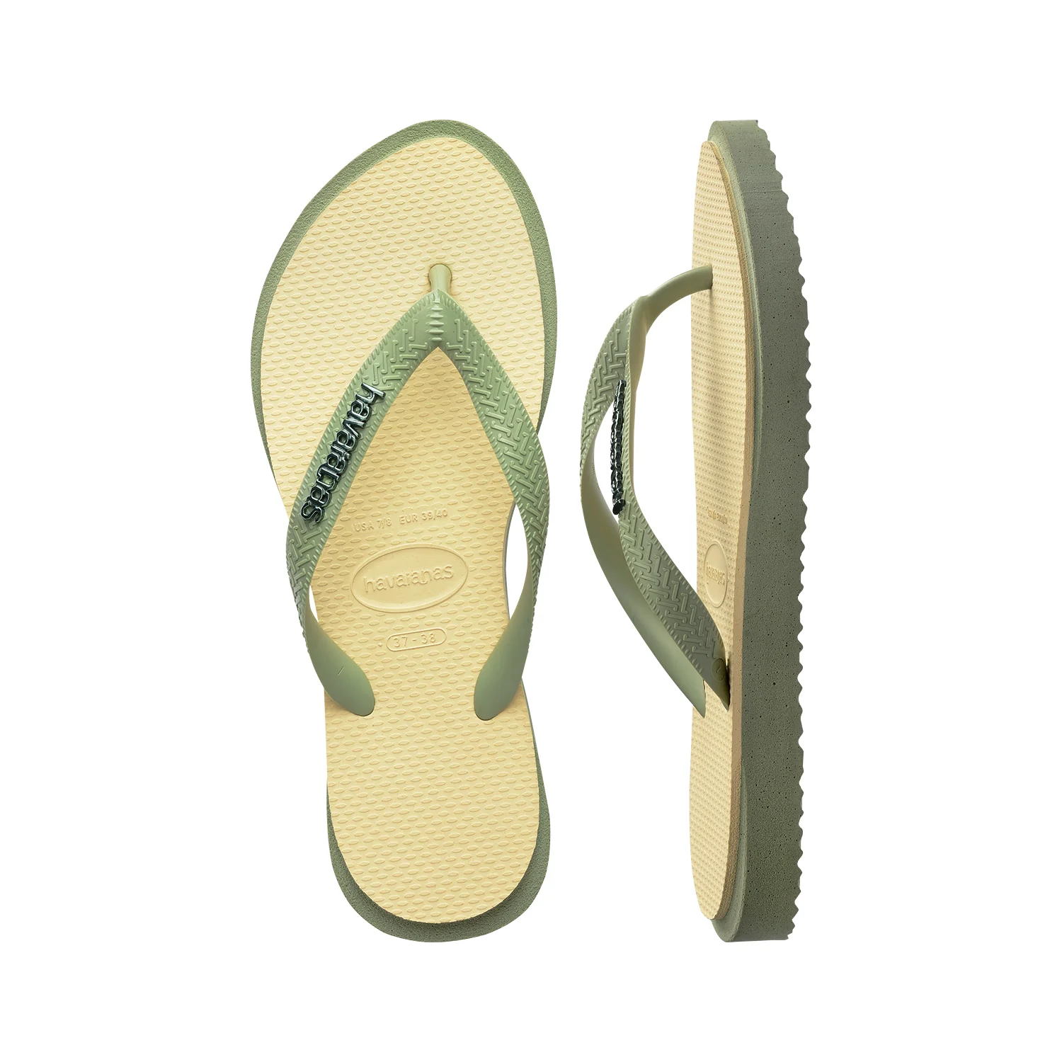 Havaianas Top Point Fusion Smoke Green/Buttercream - Image 5