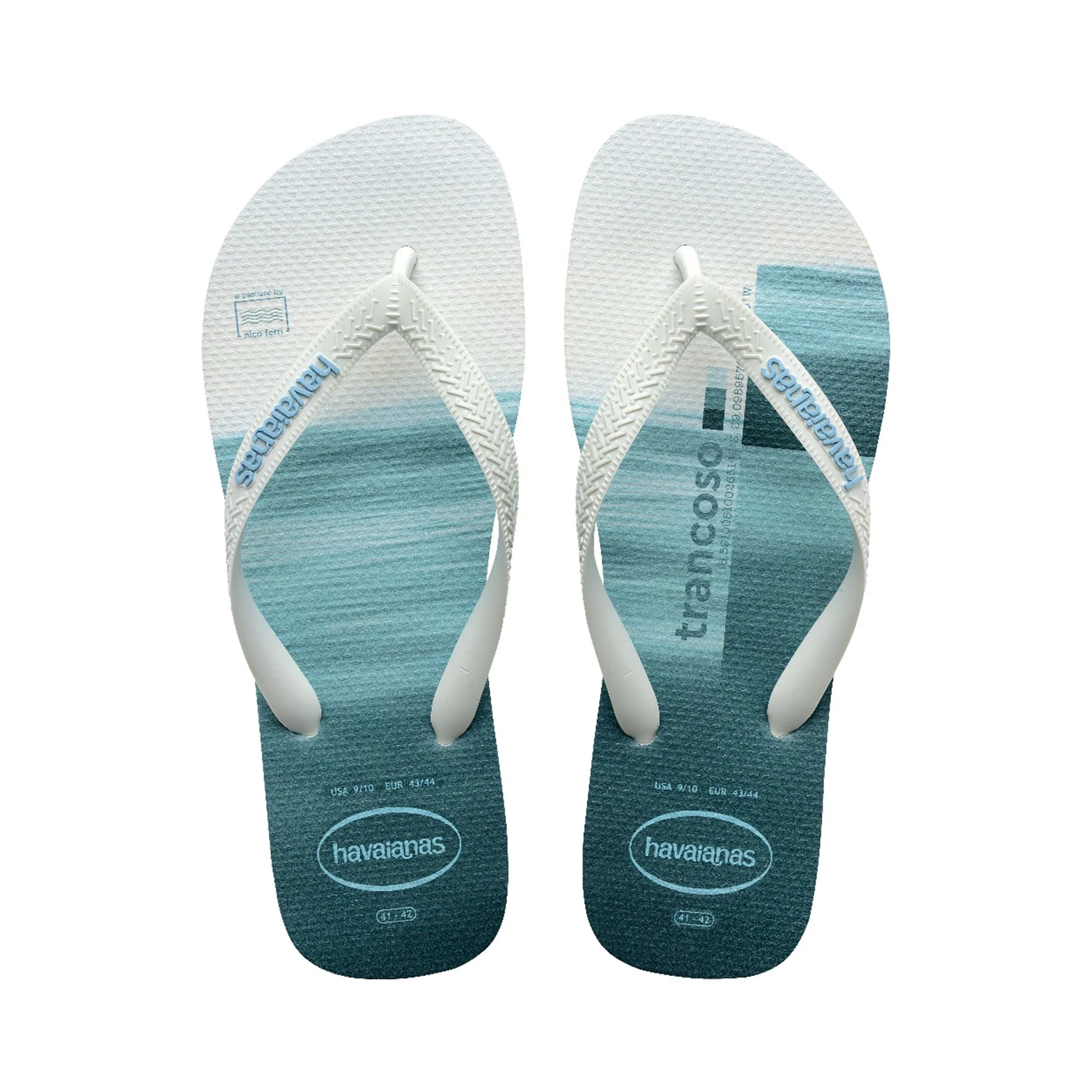 Havaianas Top Surfer I White/White/Lavender Blue