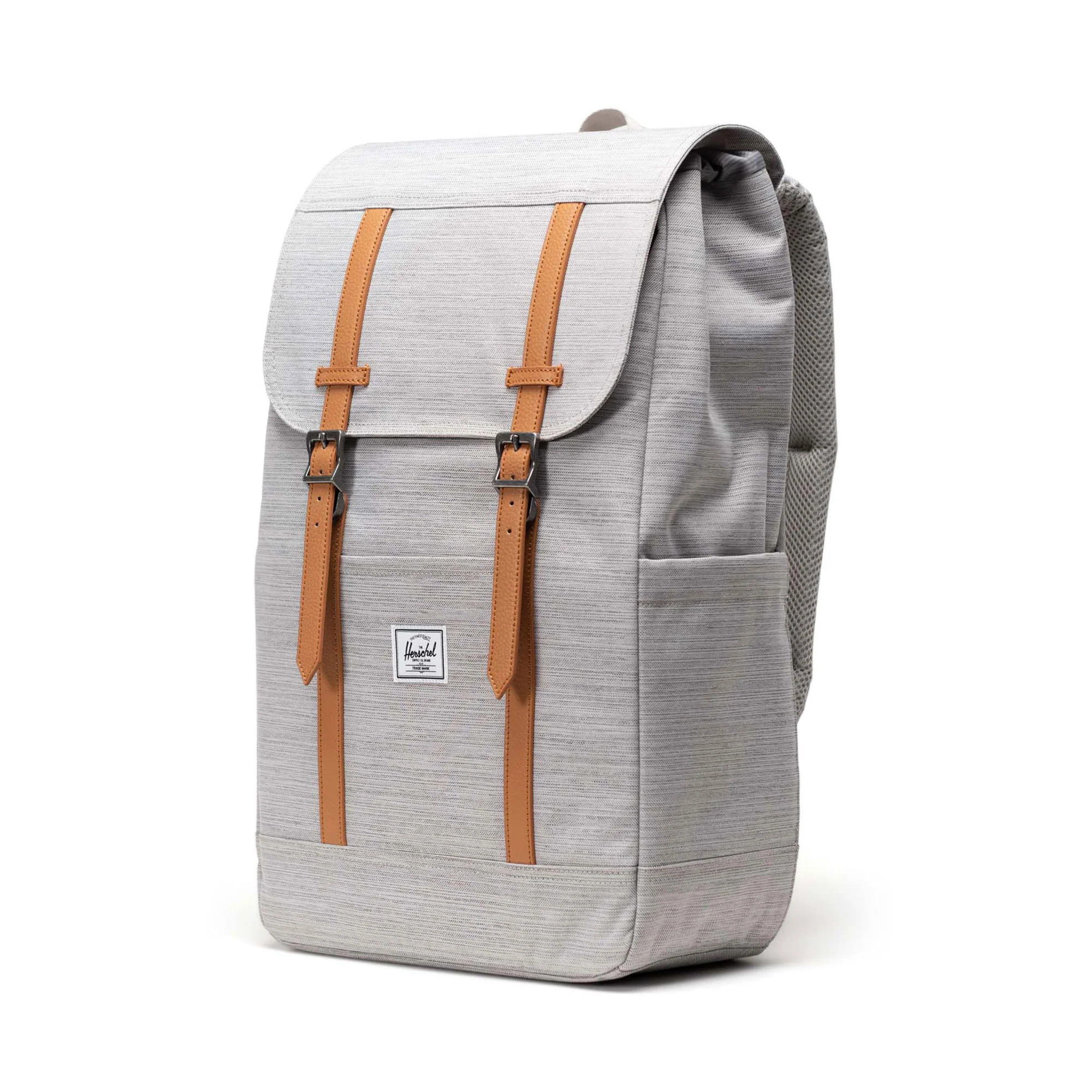 Herschel Supply Co. Retreat Backpack Light Grey Crosshatch - Image 3