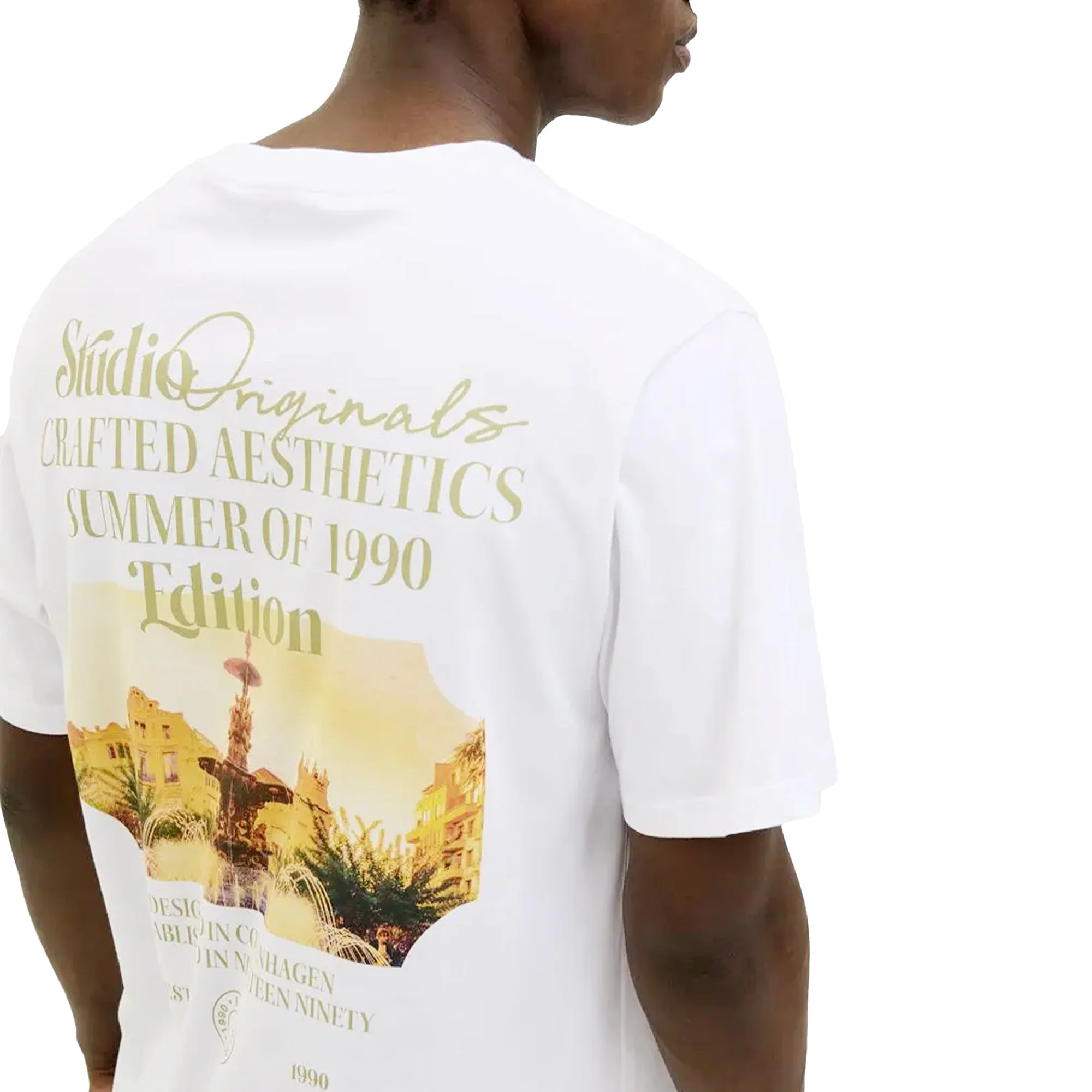 Jack & Jones Acapulco Photo Back Tee SS Bright White - Image 3