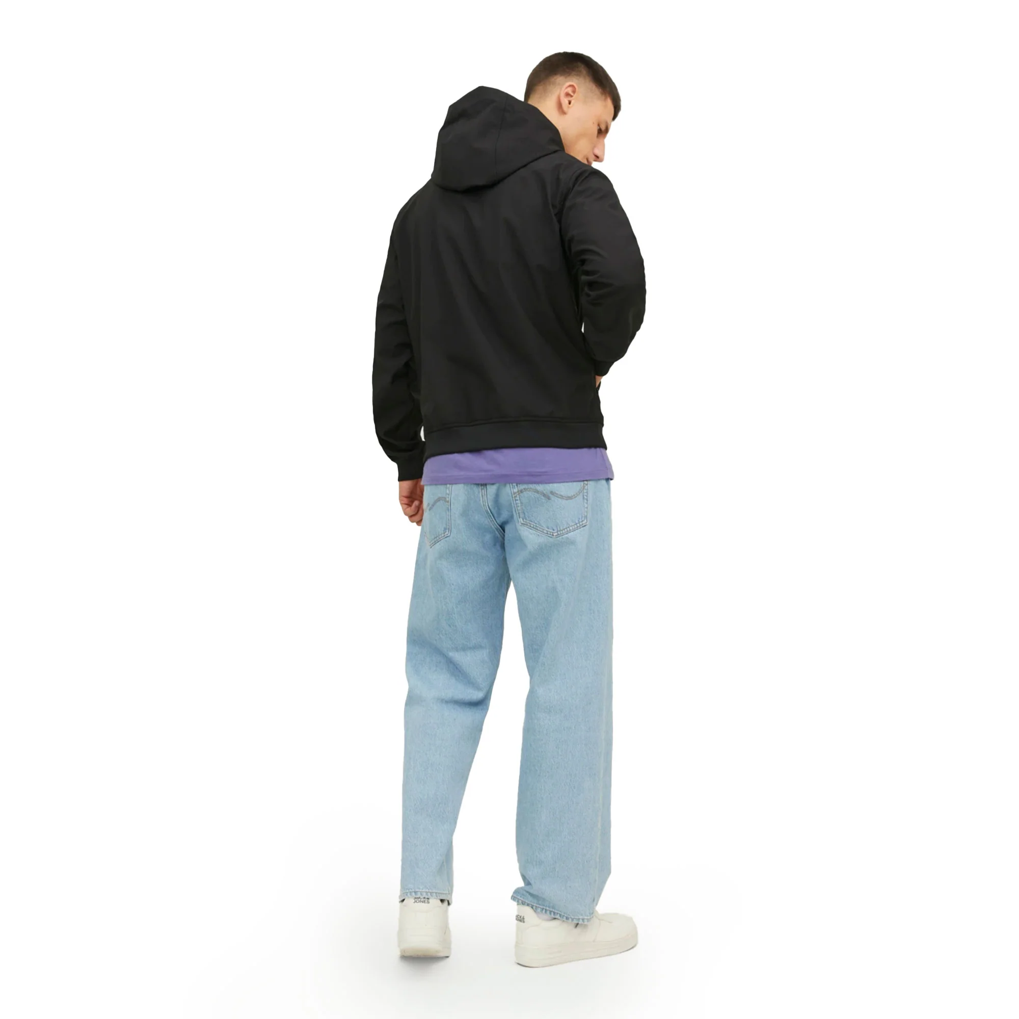 Jack & Jones Basic Softshell Hood Black - Image 2