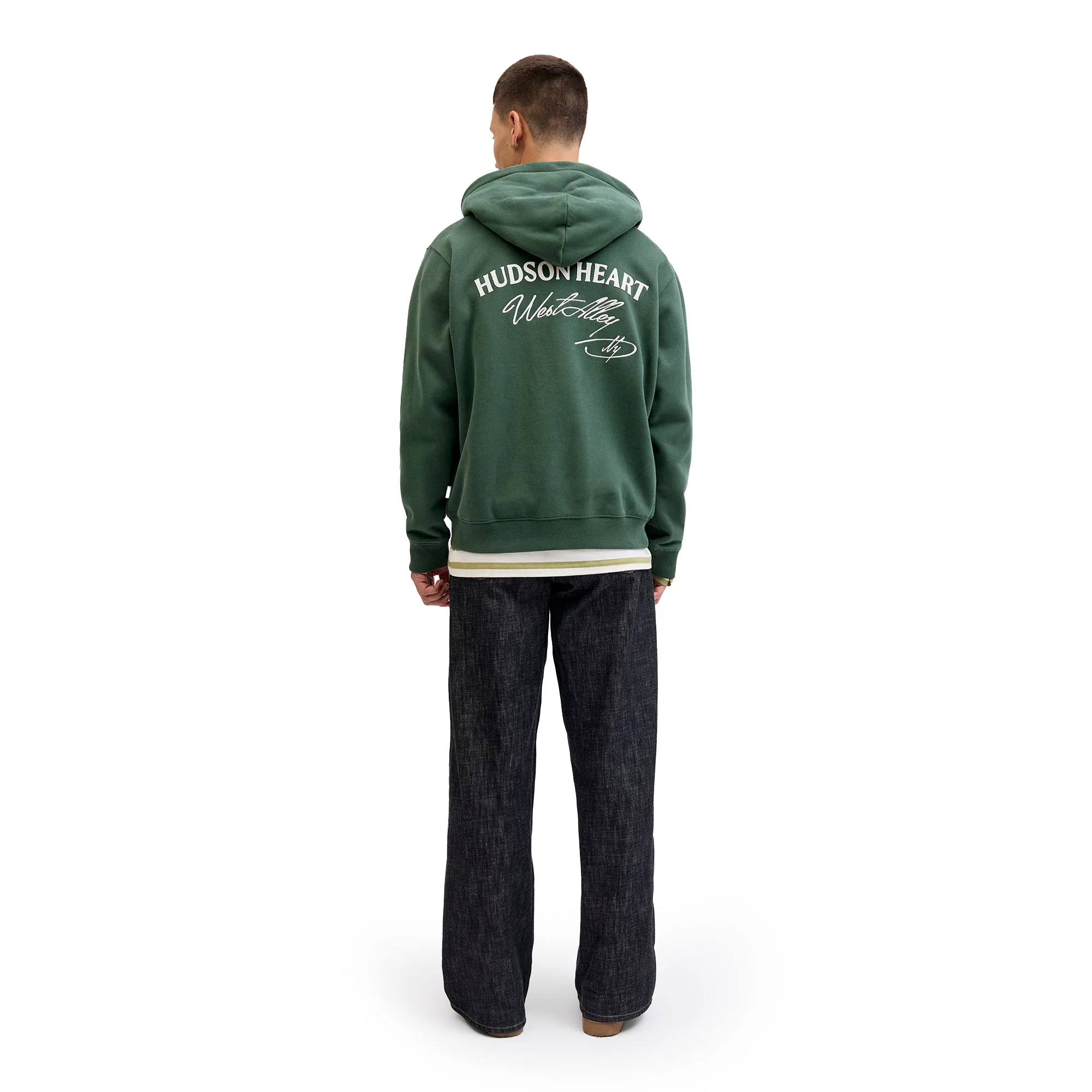Jack & Jones Bedford Sweat Zip Hood Sycamore - Image 2