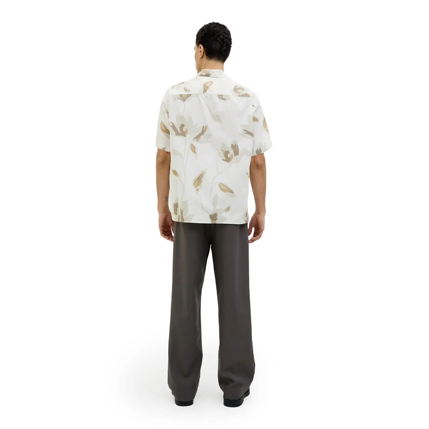 Jack & Jones Blapalermo Print Resort S/S Shirt Cloud Dancer - Image 2