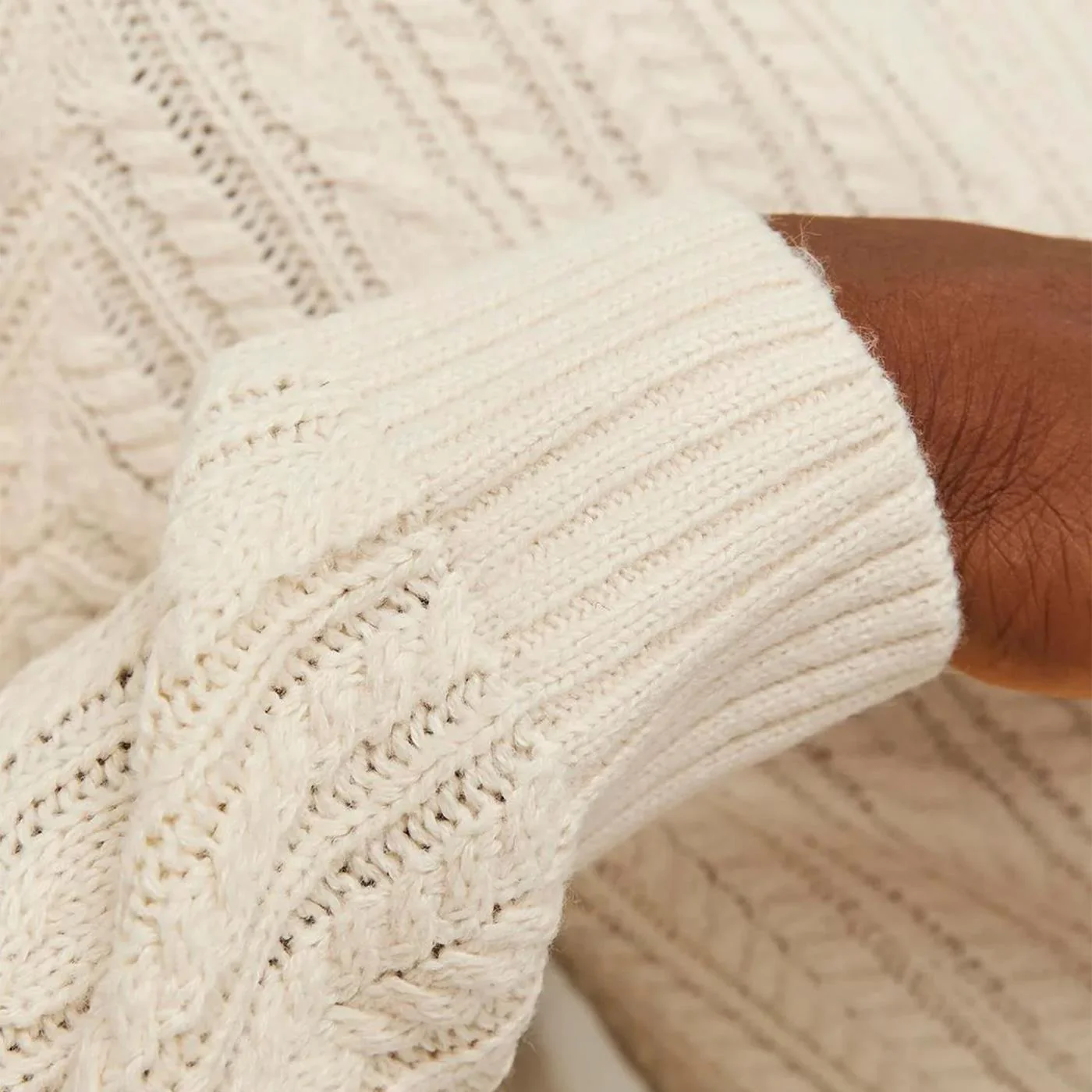 Jack & Jones BluDiogo Cable Knit Birch - Image 4
