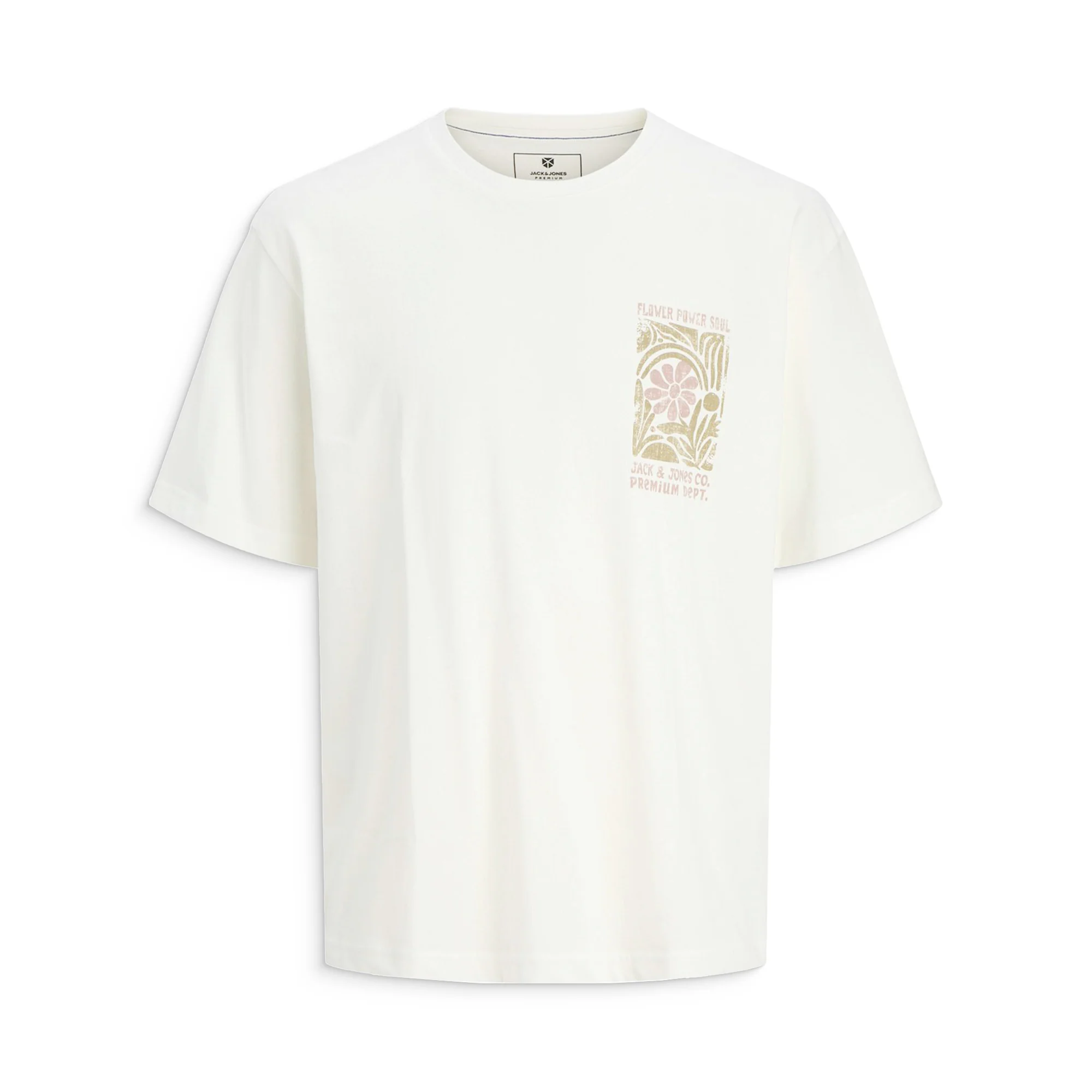 Jack & Jones BluMax SS Tee Cloud Dancer - Image 2