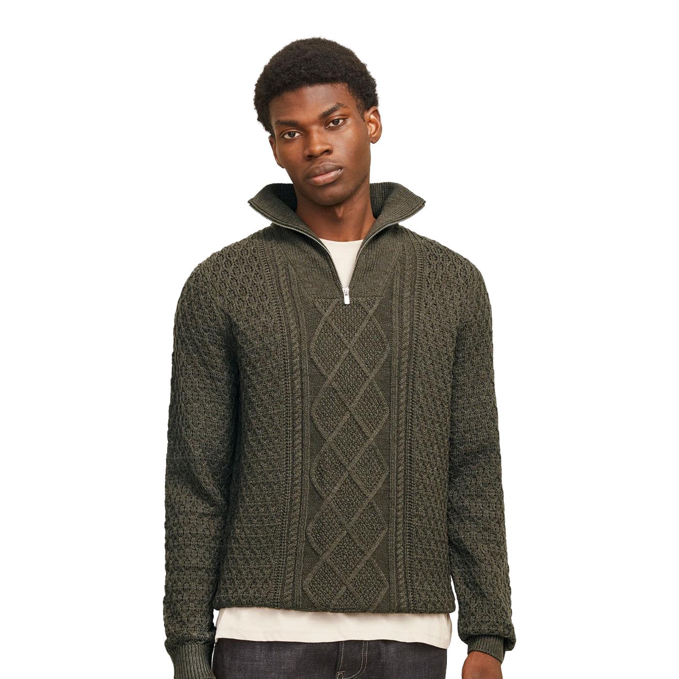 Jack & Jones BluNorth Knit High Neck Olive Night