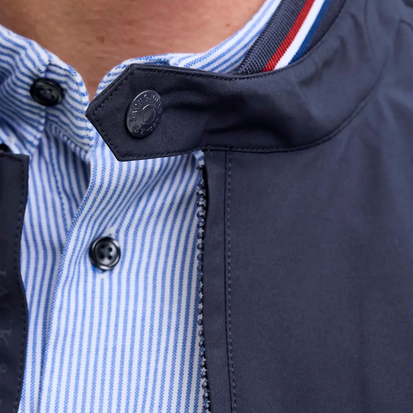 Jack & Jones Brad Bomber Jacket Seaborne - Image 4