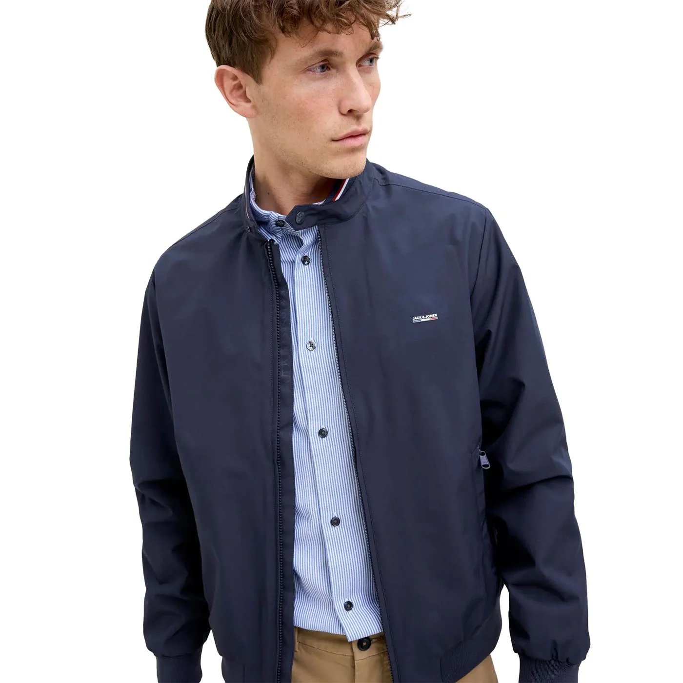Jack & Jones Brad Bomber Jacket Seaborne - Image 5