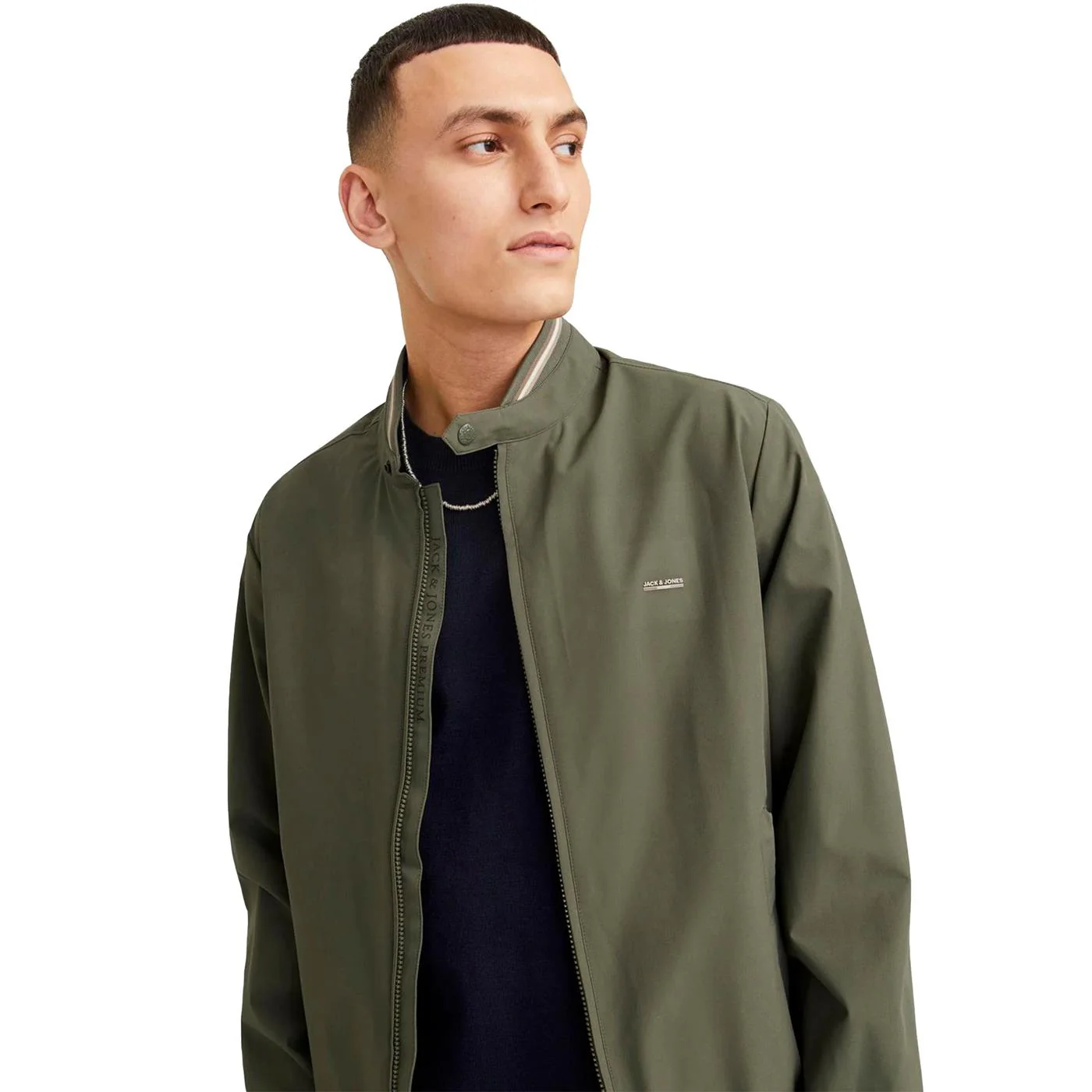Jack & Jones Brad Bomber Jacket Tea Leaf - Image 5