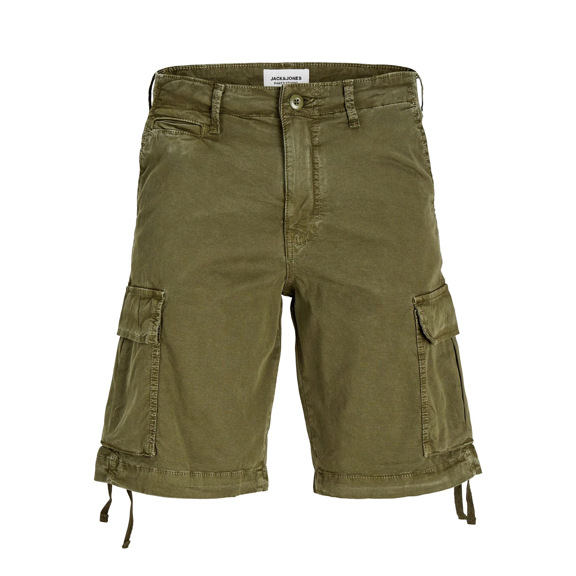 Jack & Jones Cole Tucker Cargo Shorts Olive Night - Image 4