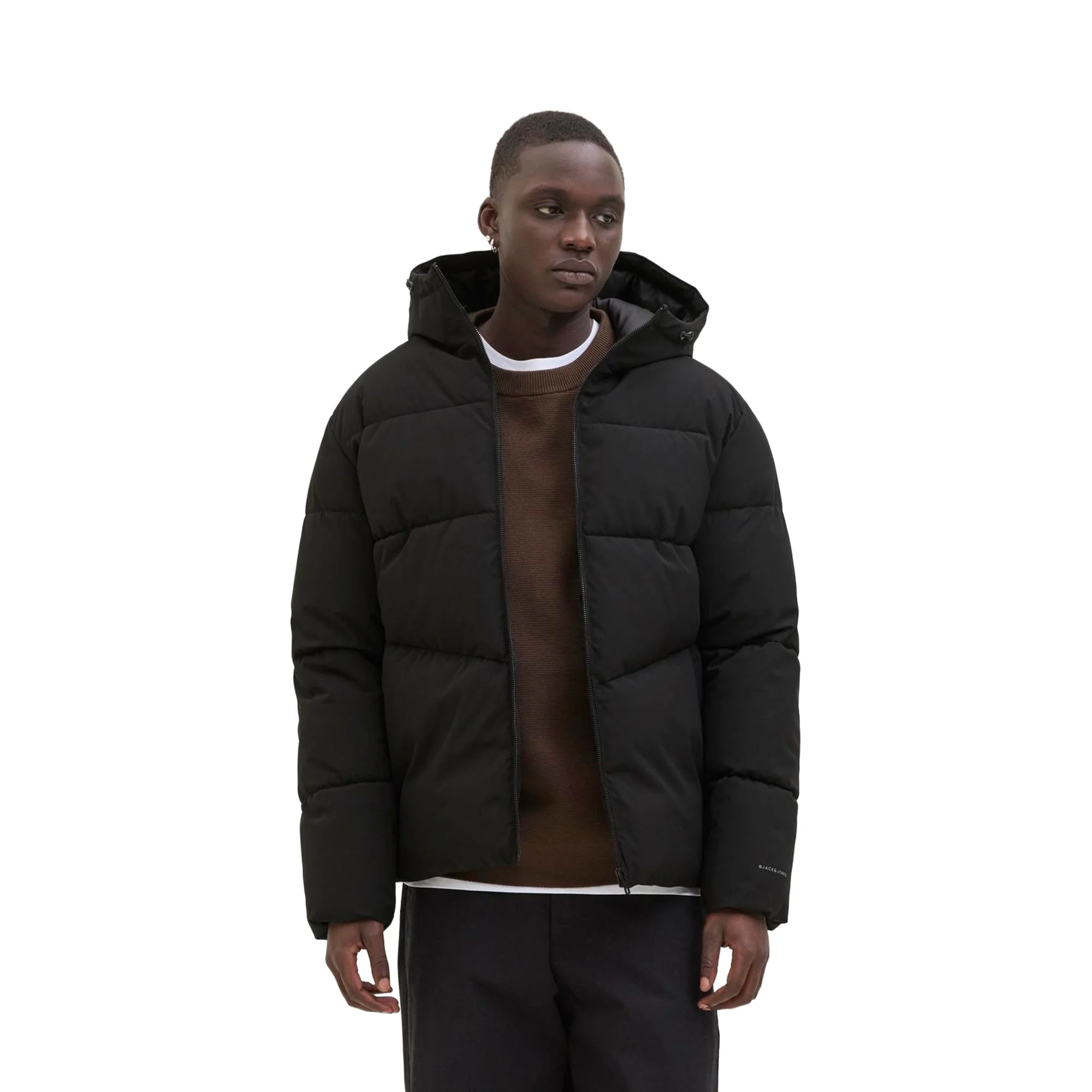 Jack & Jones Global Puffer Jacket Black
