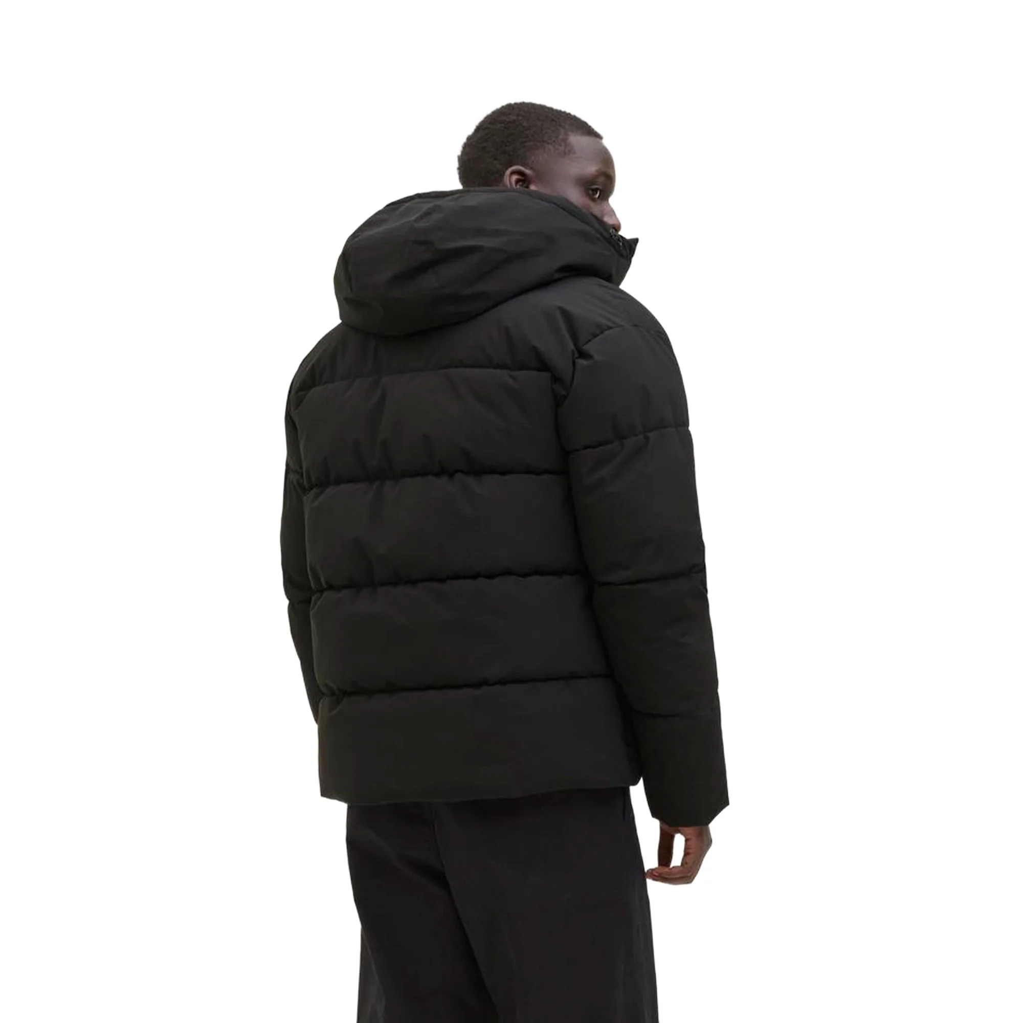 Jack & Jones Global Puffer Jacket Black - Image 2