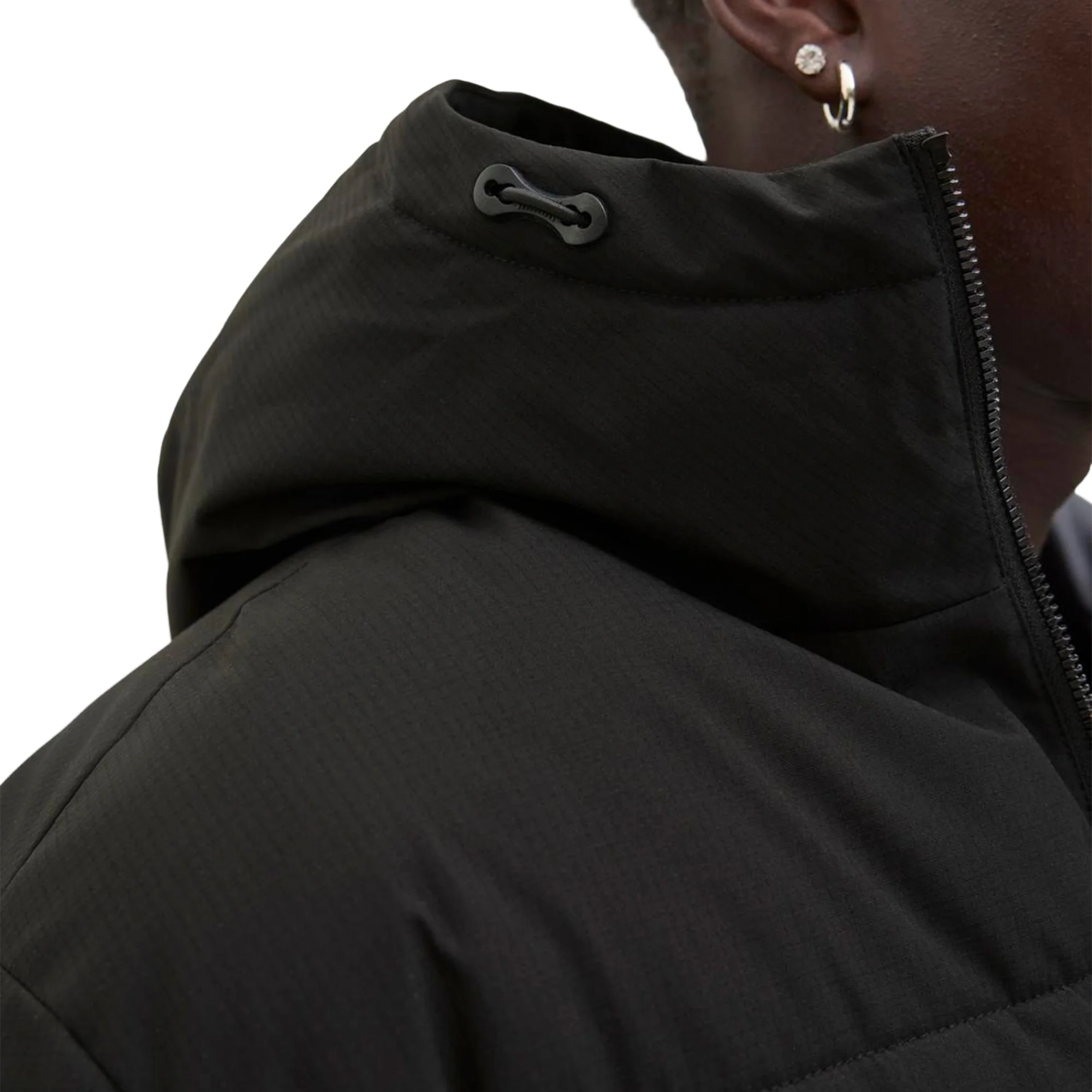 Jack & Jones Global Puffer Jacket Black - Image 3