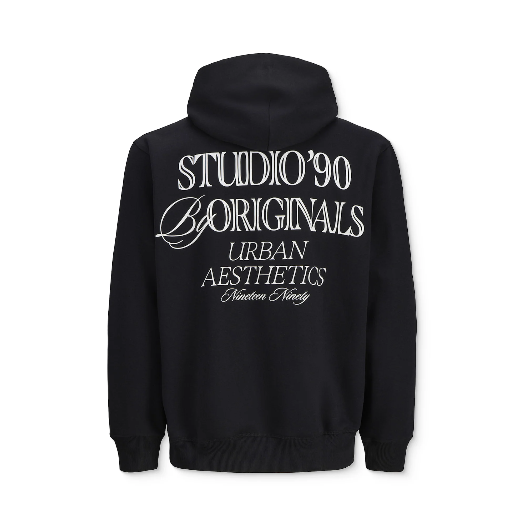 Jack & Jones Grand Midtown Sweat Hood Black - Image 2
