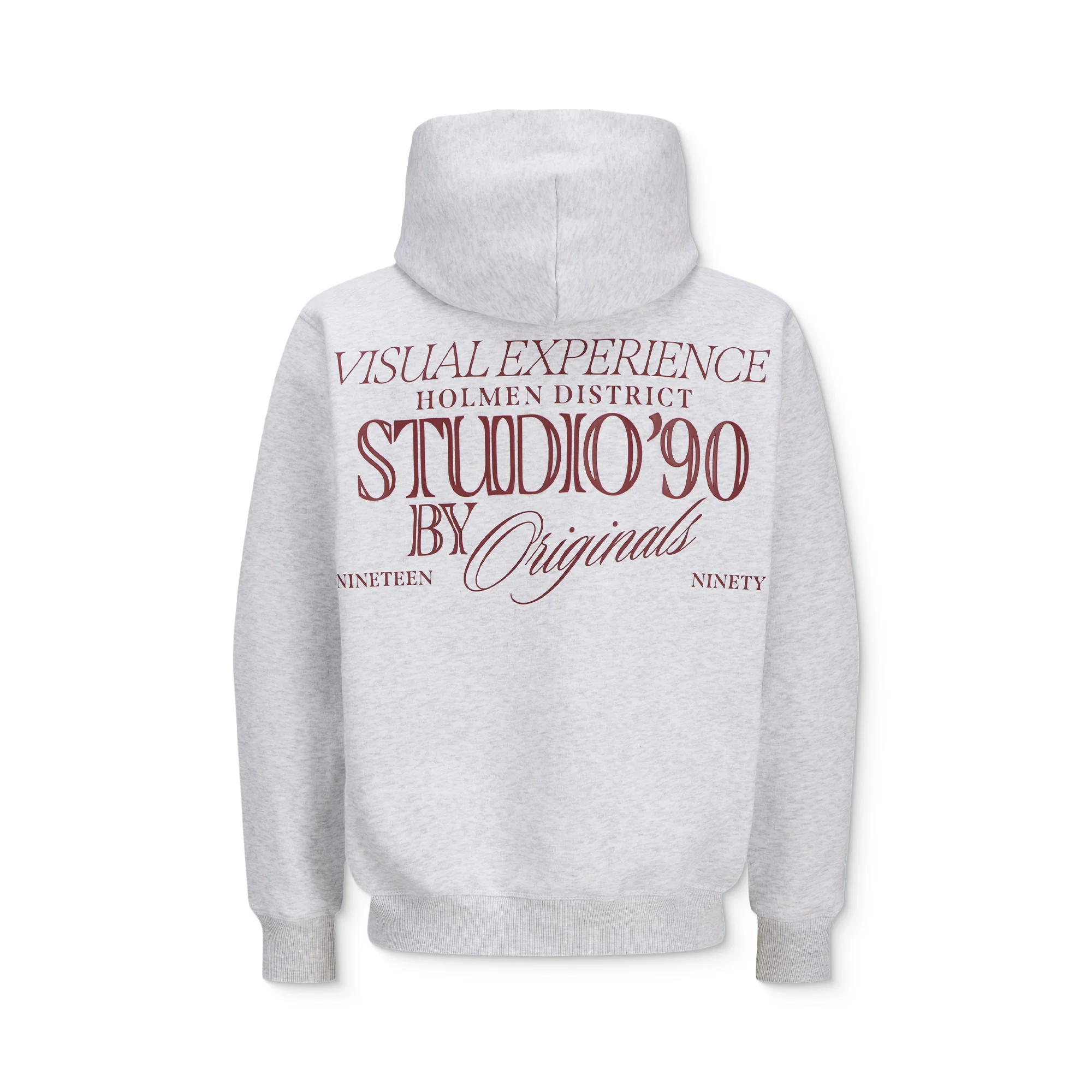 Jack & Jones Grand Midtown Sweat Hood Bright White - Image 2