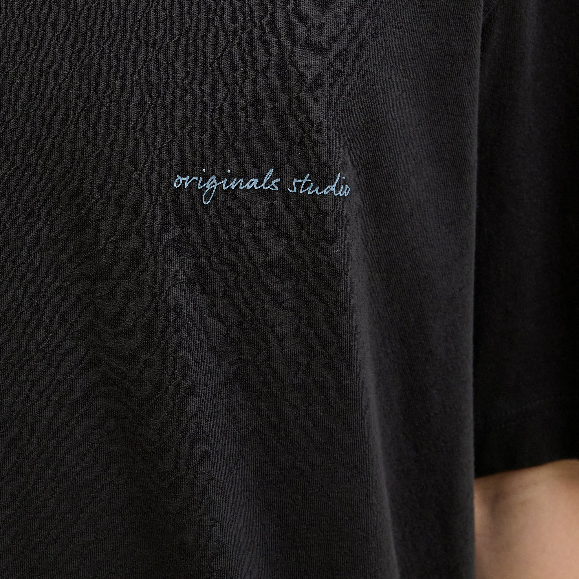 Jack & Jones Marraskesh Sketch Tee SS Crew Neck Black - Image 3
