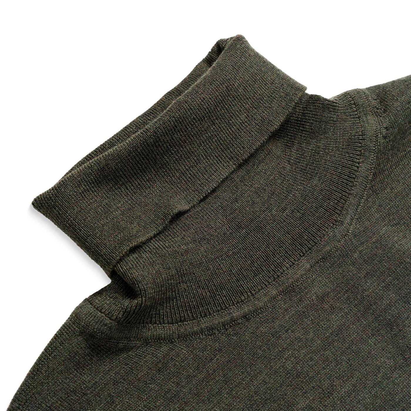 Jack & Jones Merino Knit Roll Neck Peat - Image 2