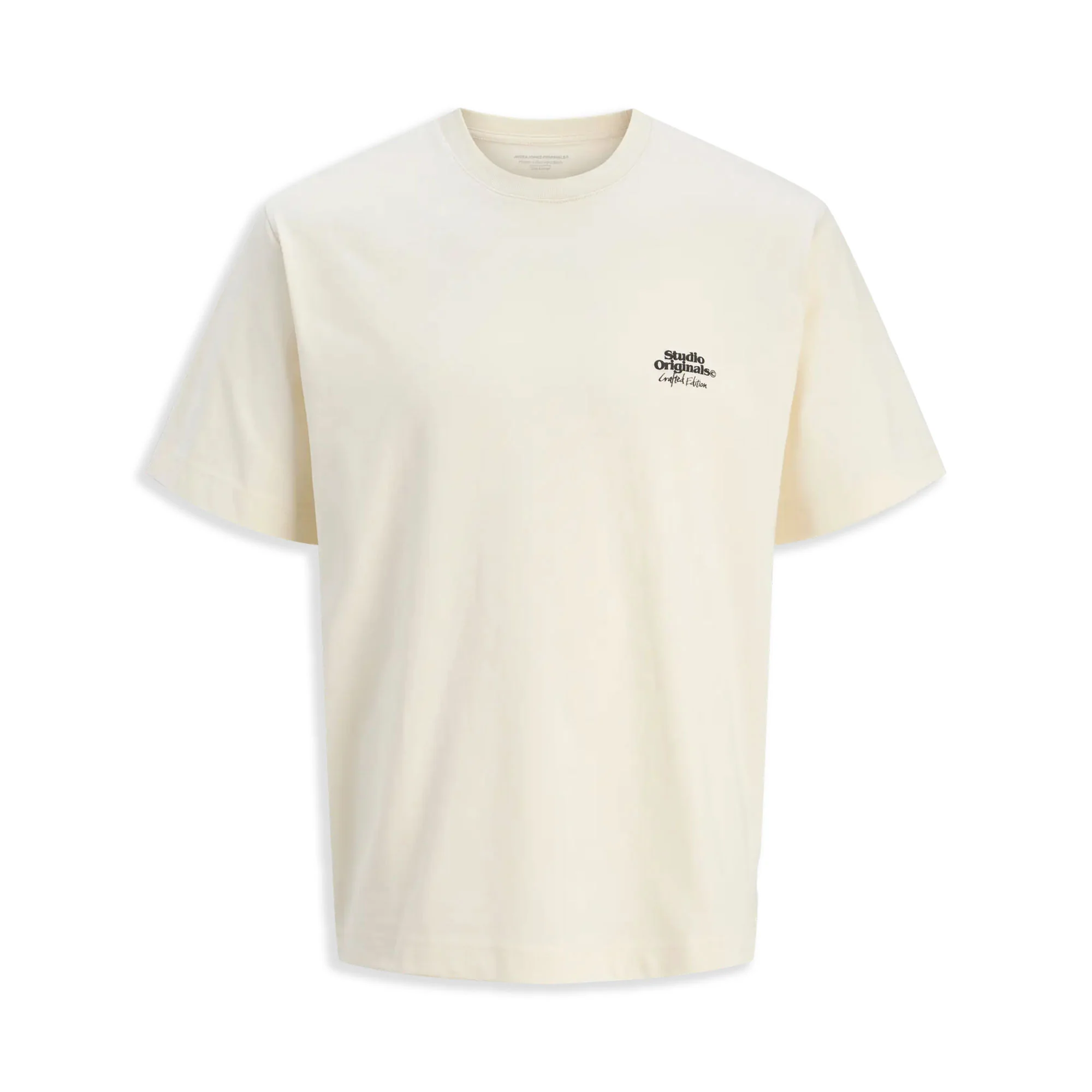 Jack & Jones Paros Abstract Tee SS Crew Neck Antique White - Image 2