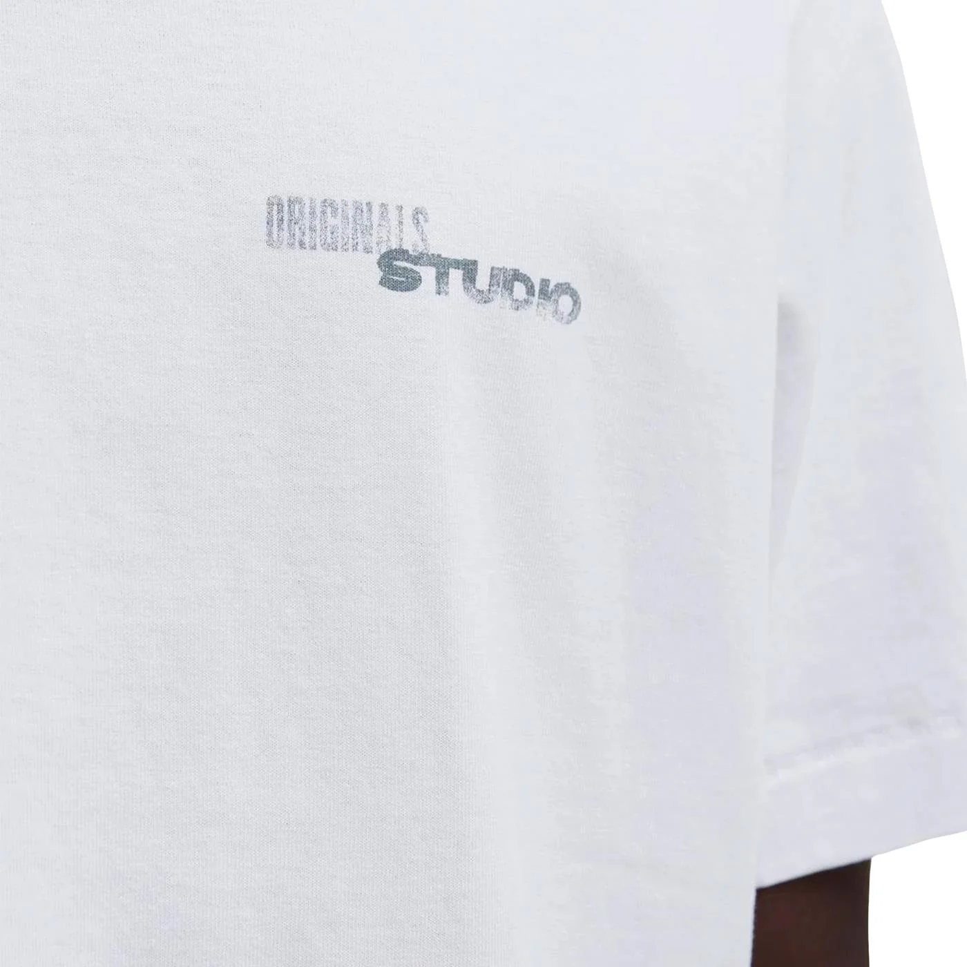 Jack & Jones Retiro Back Tee SS Crew Neck Bright White - Image 4