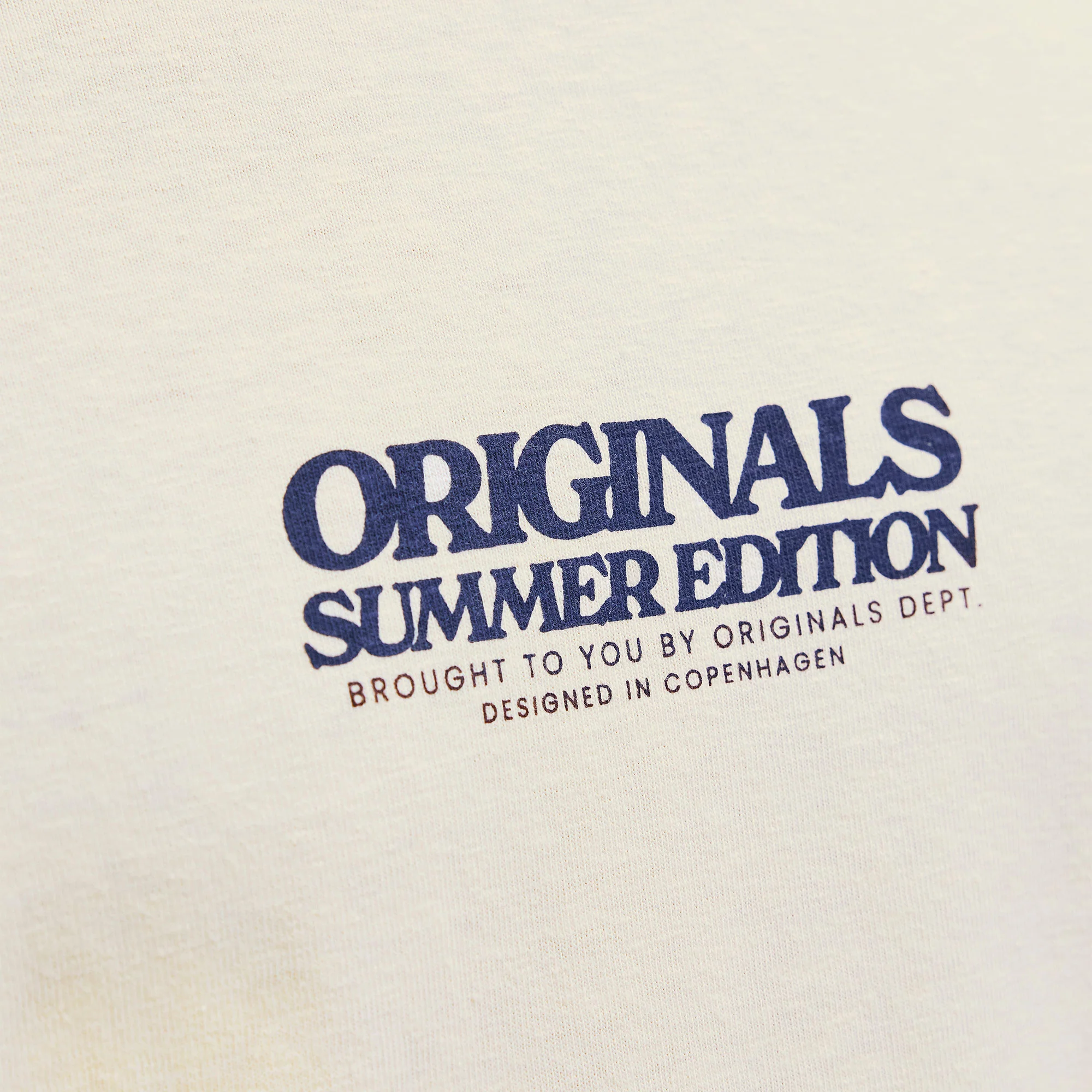 Jack & Jones Tavira Pop Tee SS Crew Neck Antique White - Image 4