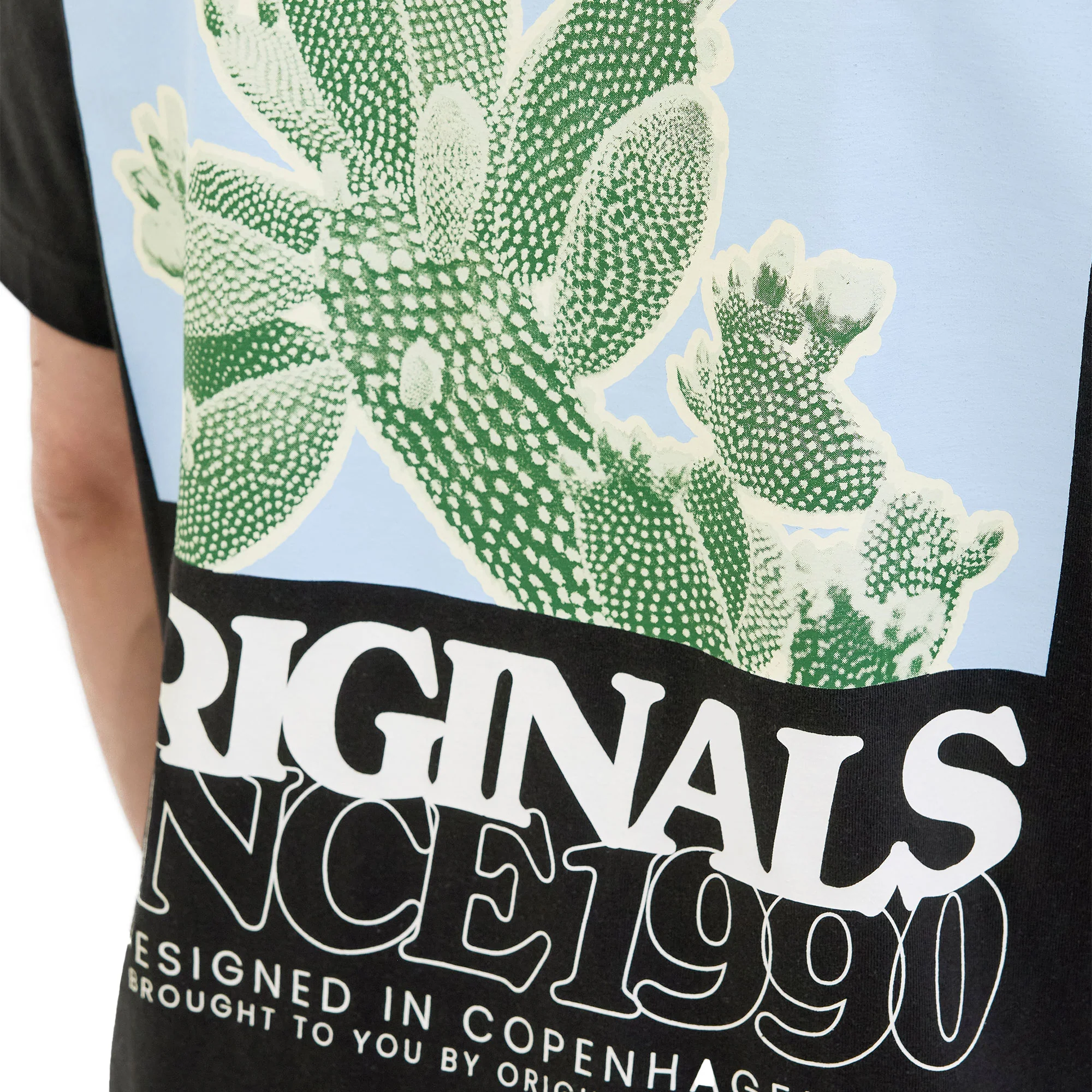 Jack & Jones Tavira Pop Tee SS Crew Neck Black - Image 3