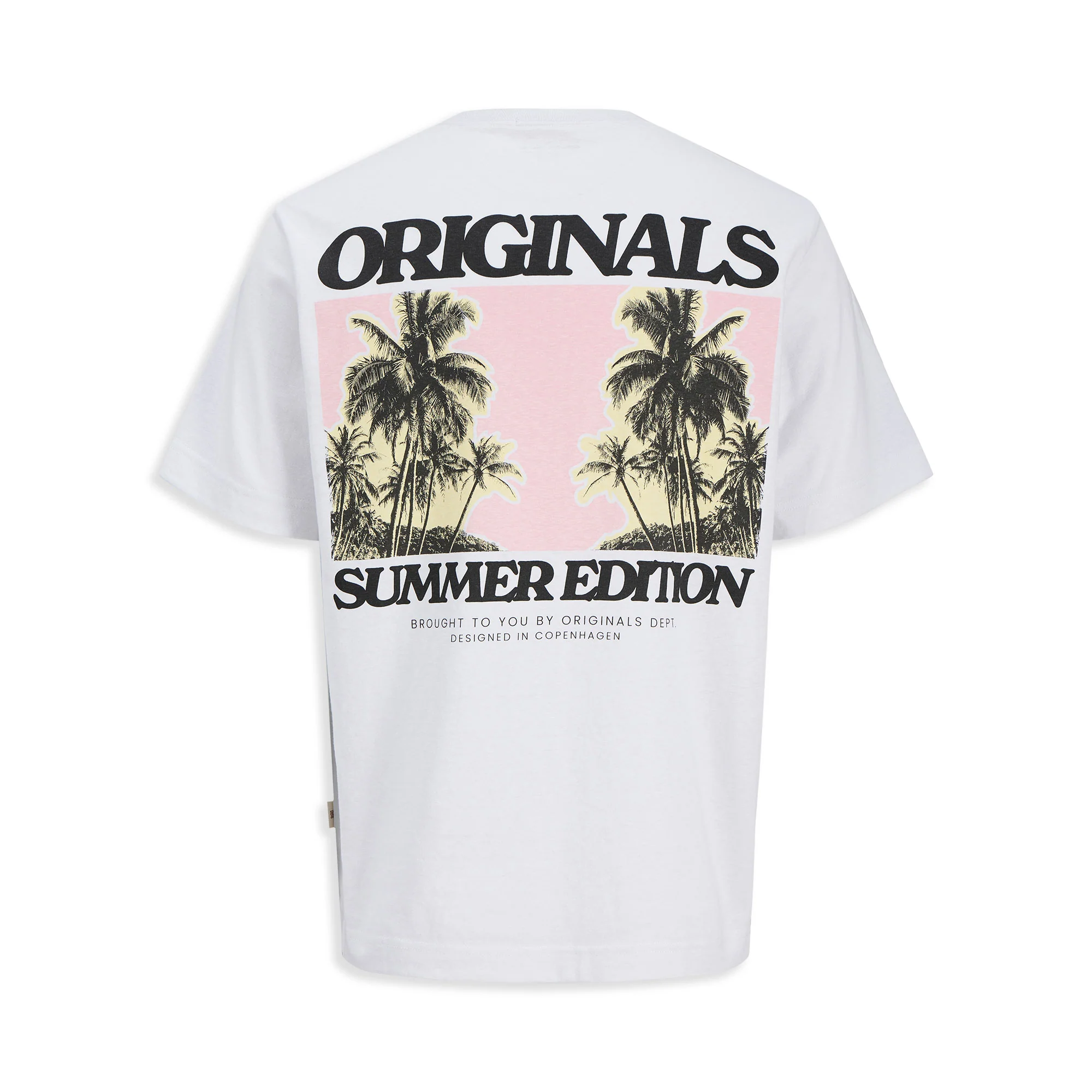 Jack & Jones Tavira Pop Tee SS Crew Neck Bright White