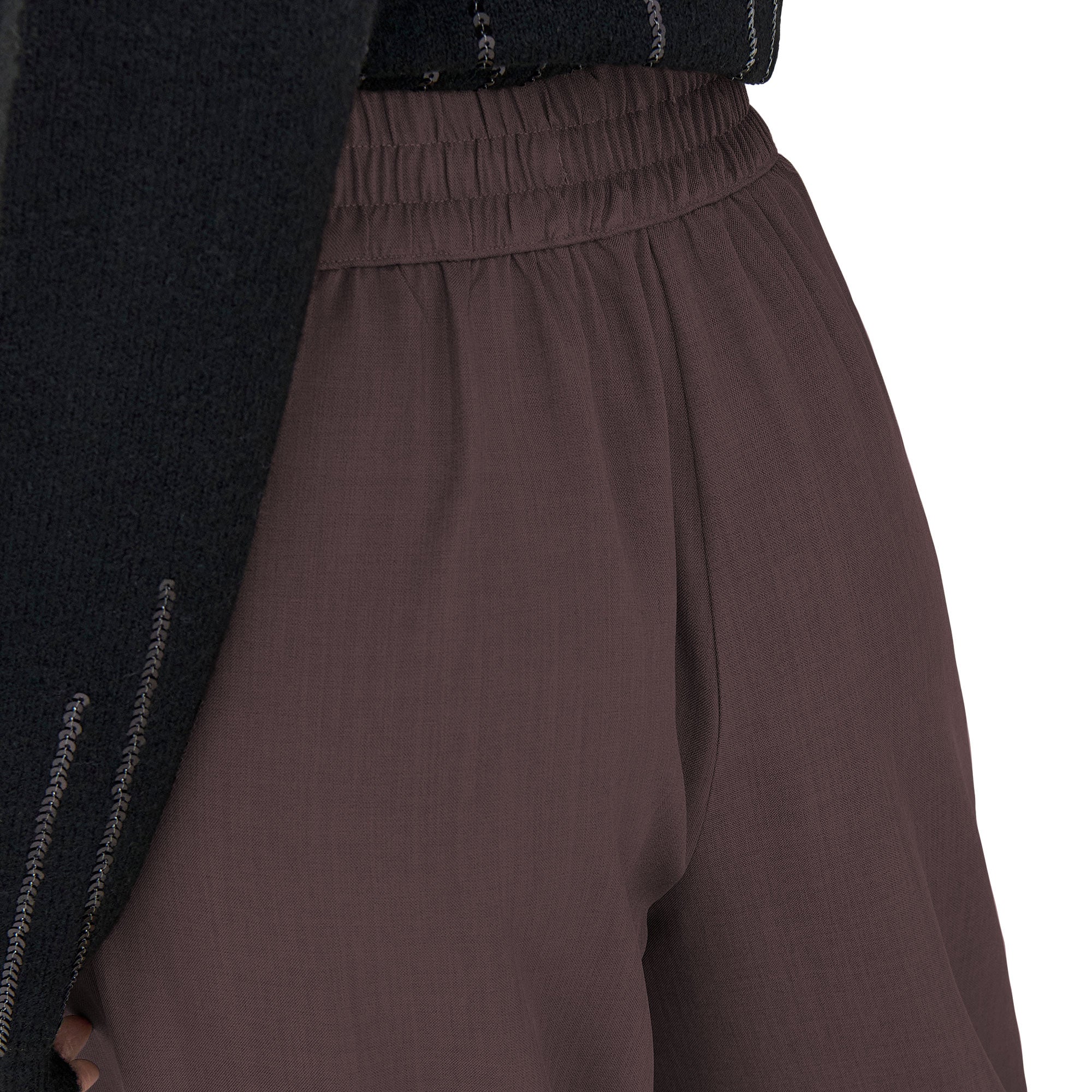 JDY Dora HW Wide Pant Fudge - Image 3