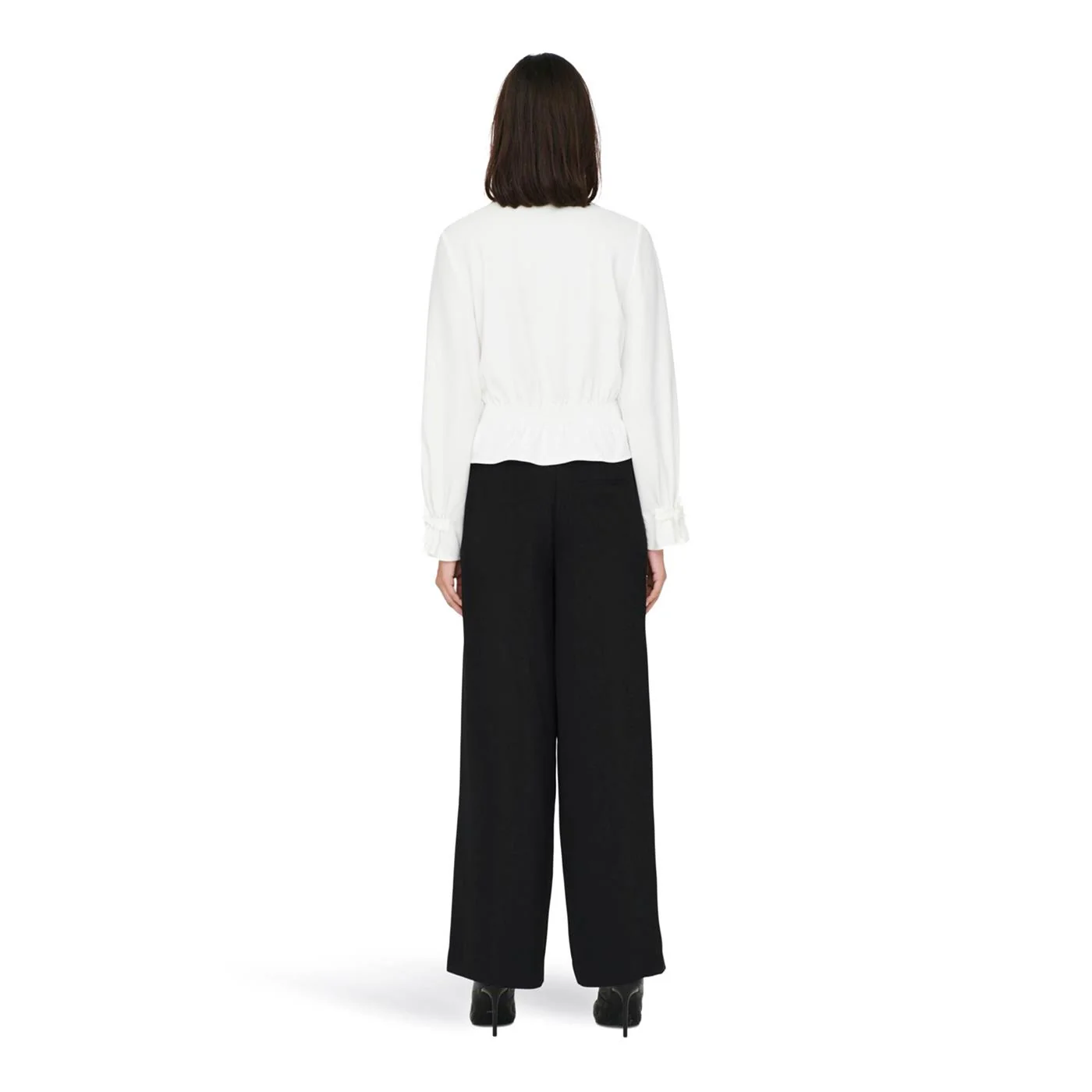 JDY Fabrian L/S Top Cloud Dancer - Image 3
