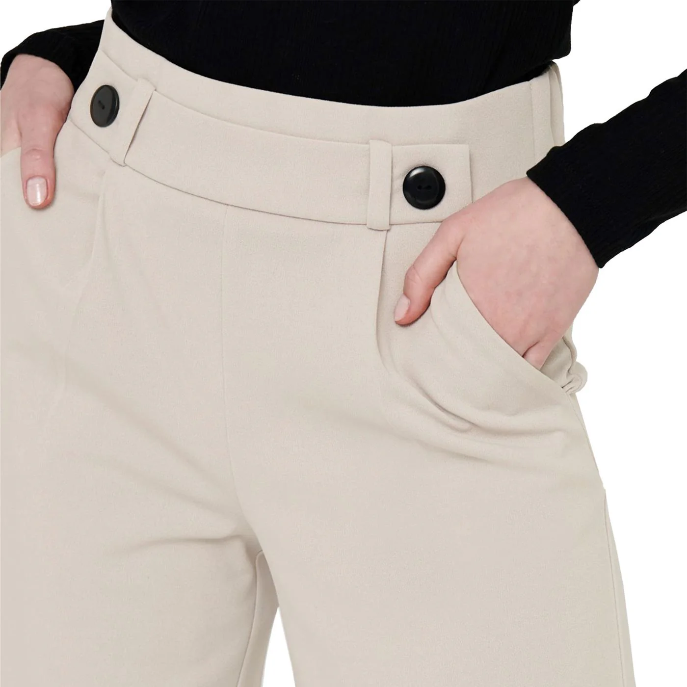 JDY Geggo New Long Pant Chateau Grey - Image 2