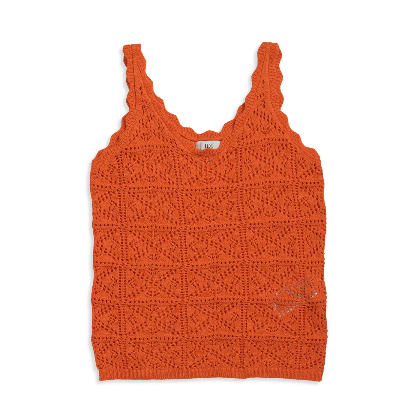 JDY Ida S/L Top Knit Scarlet Ibis
