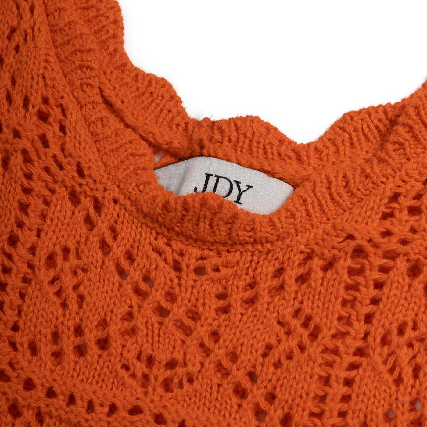 JDY Ida S/L Top Knit Scarlet Ibis - Image 2