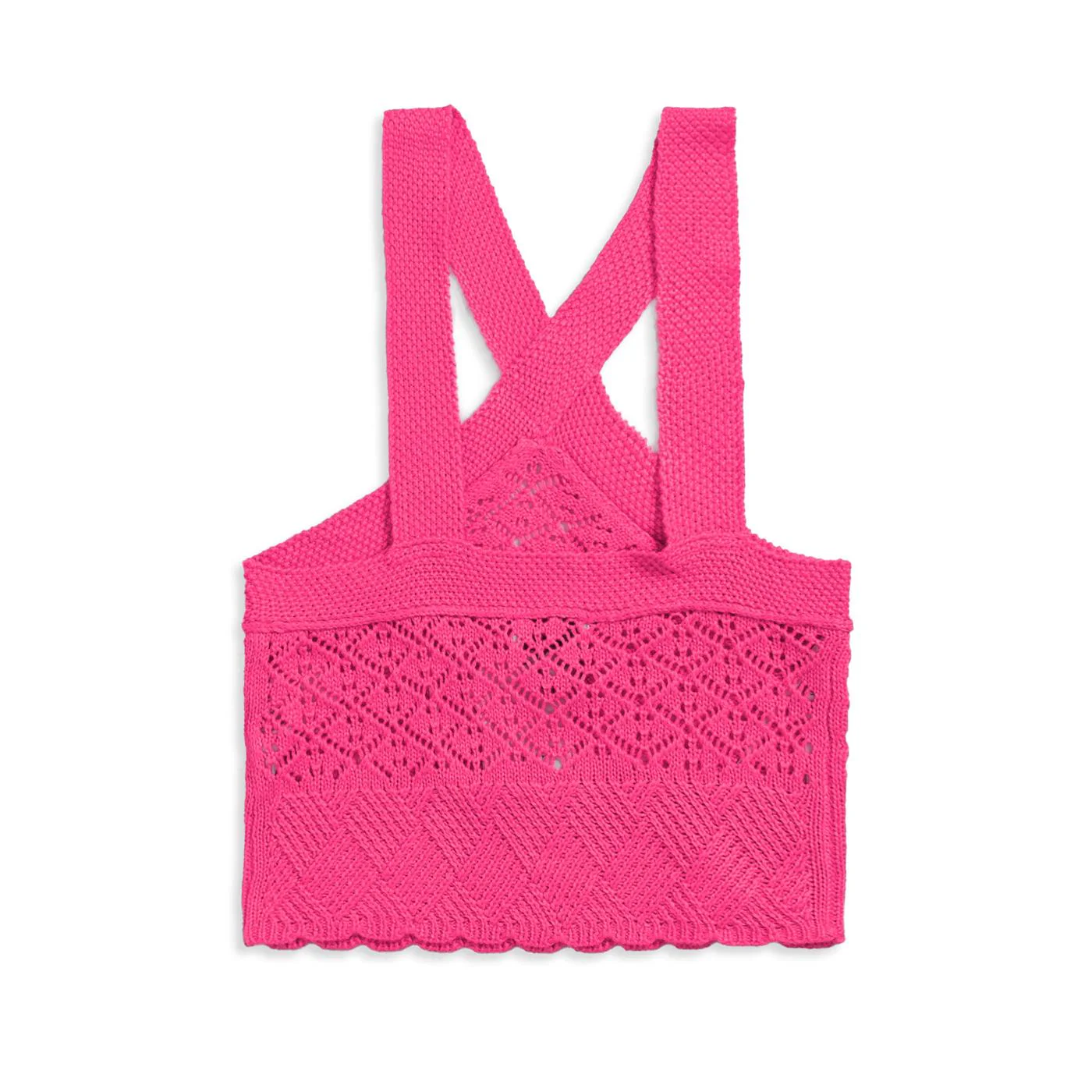 JDY Sun S/L Halterneck Top Knit Carmine Rose - Image 2