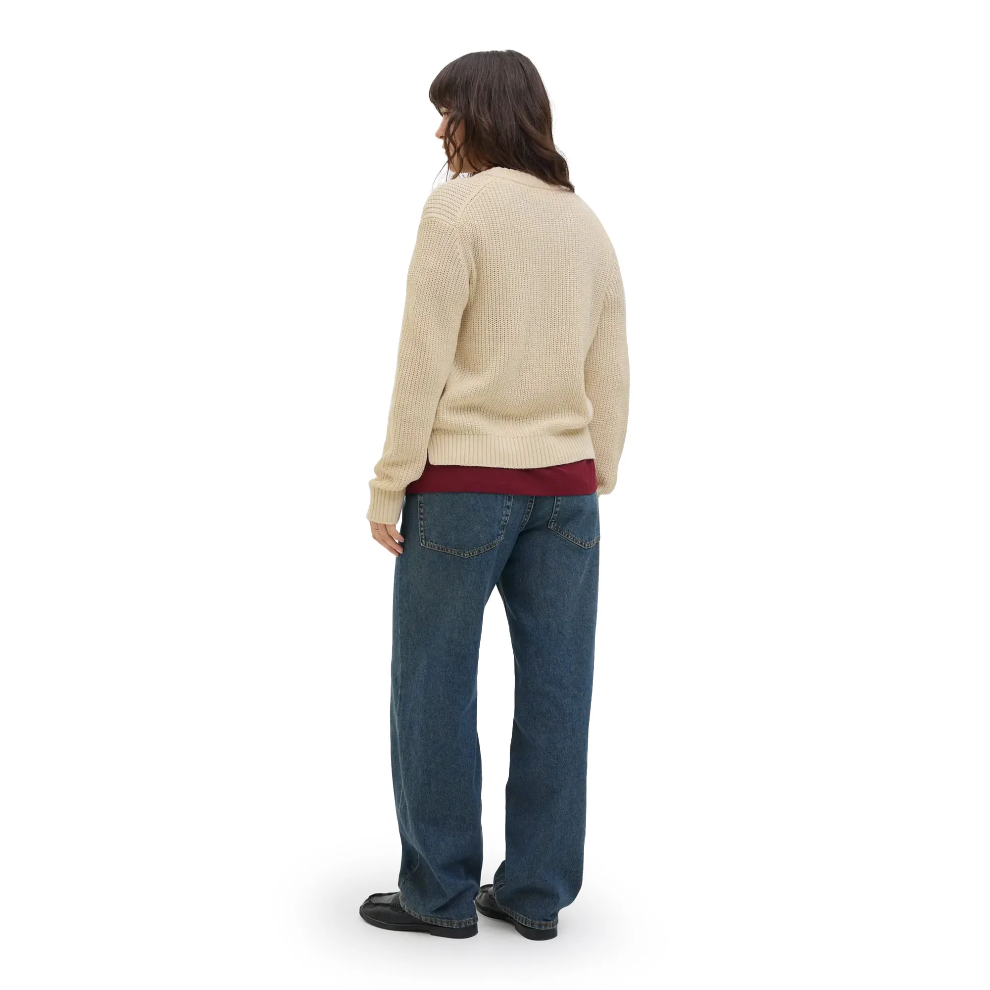 JJXX Global Crew Neck Knit Moonbeam - Image 2