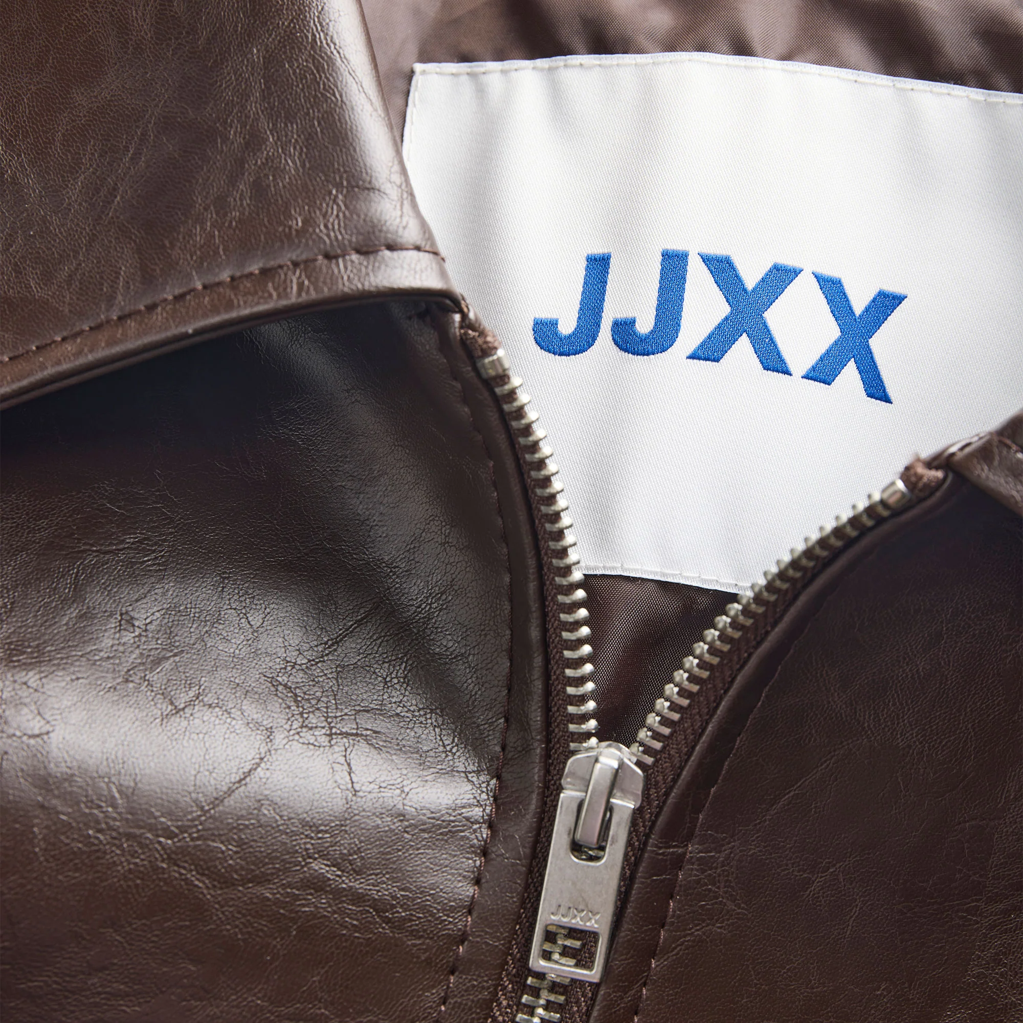 JJXX Jody Shiny Jacket Seal Brown - Image 3