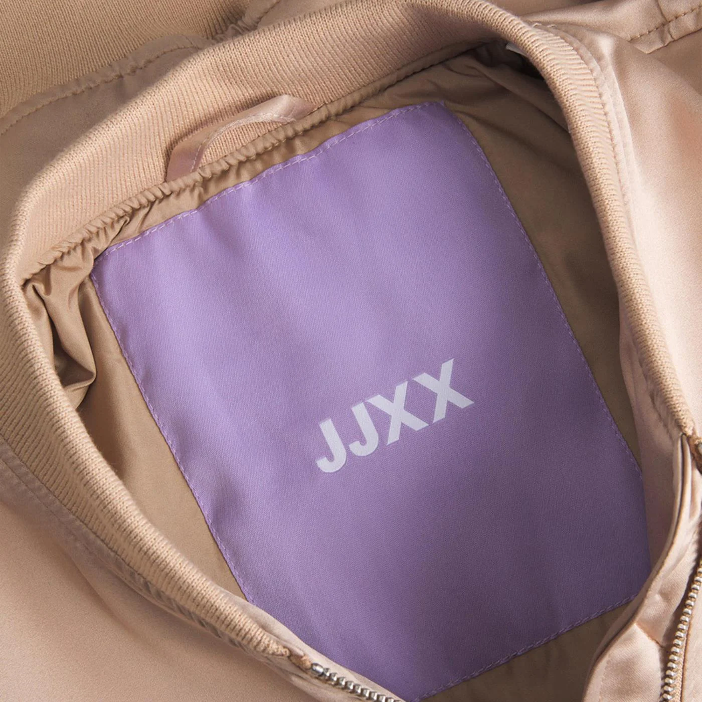 JJXX Madison Satin Bomber Jacket Incense - Image 4