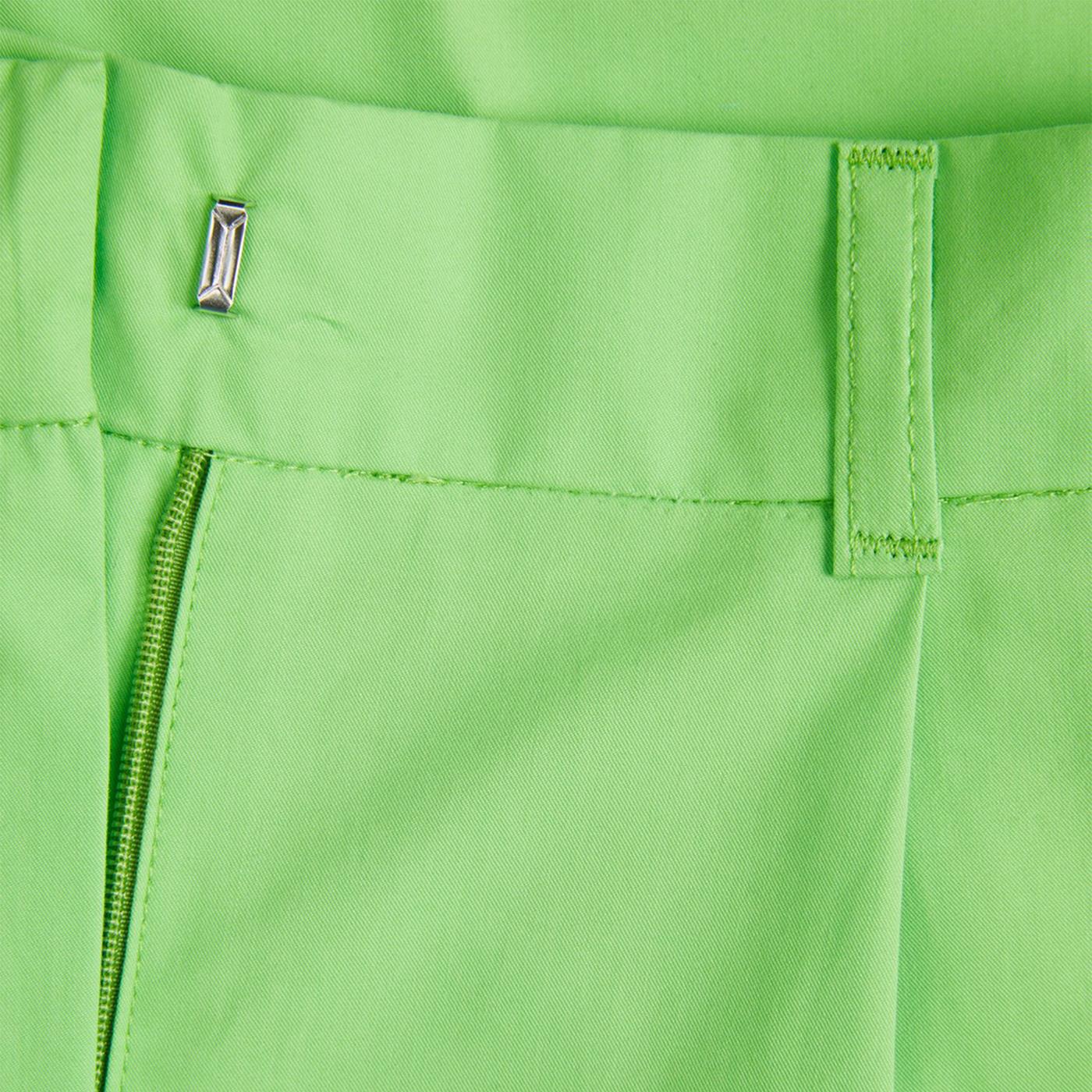 JJXX Vigga Rlx Wide HW Shorts Lime Punch - Image 5