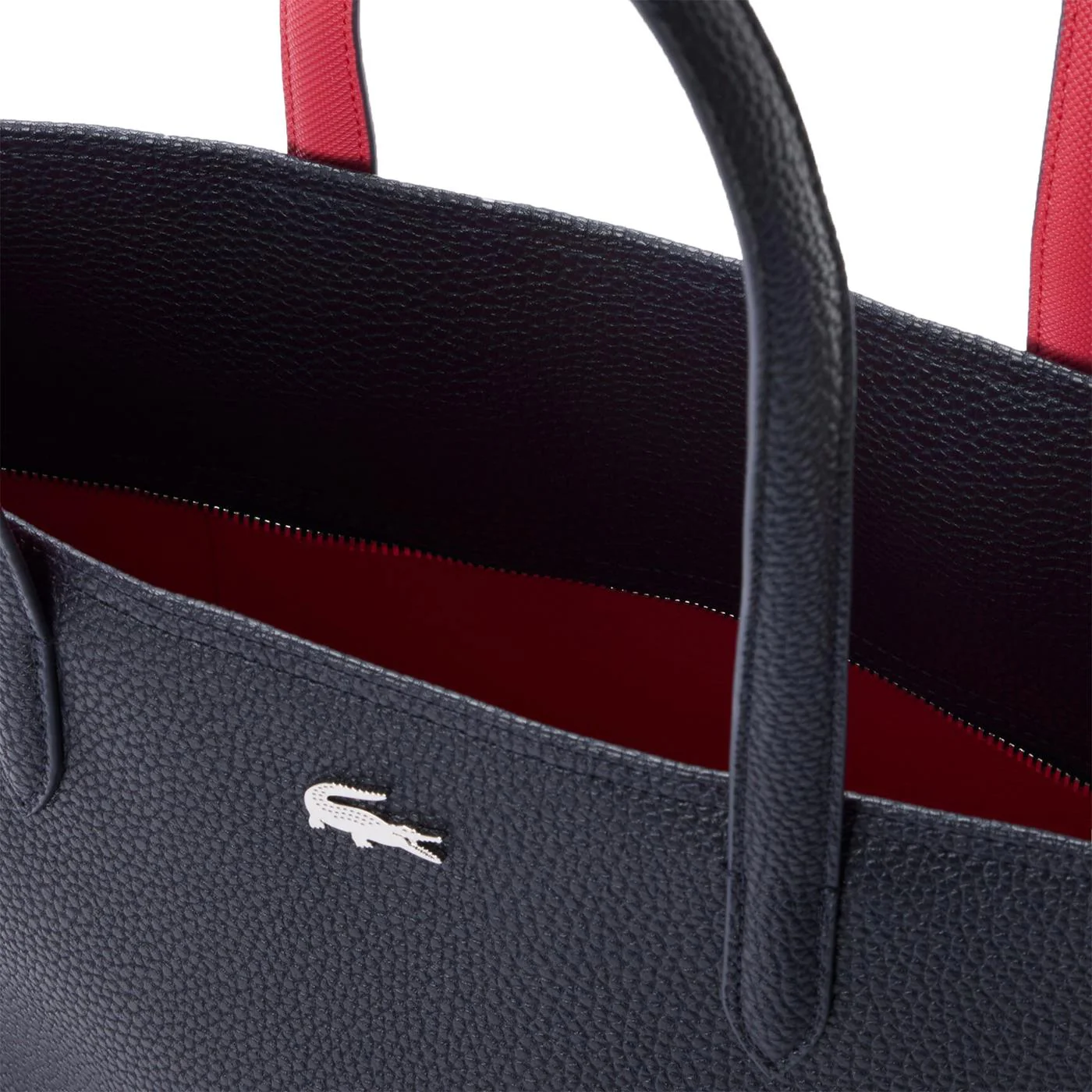 Lacoste Anna Zipped Shopping Bag Abyss/Petunia - Image 4