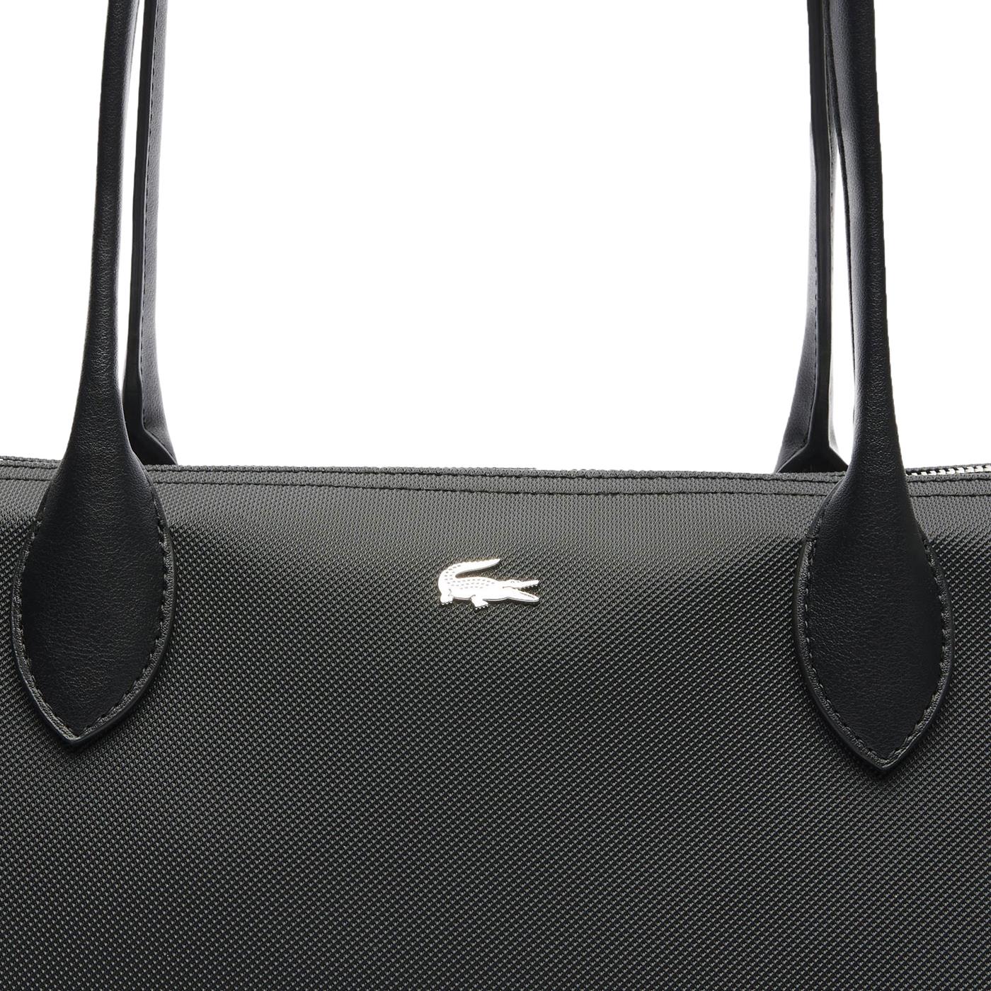 Lacoste Athena Shopping Bag Black - Image 5
