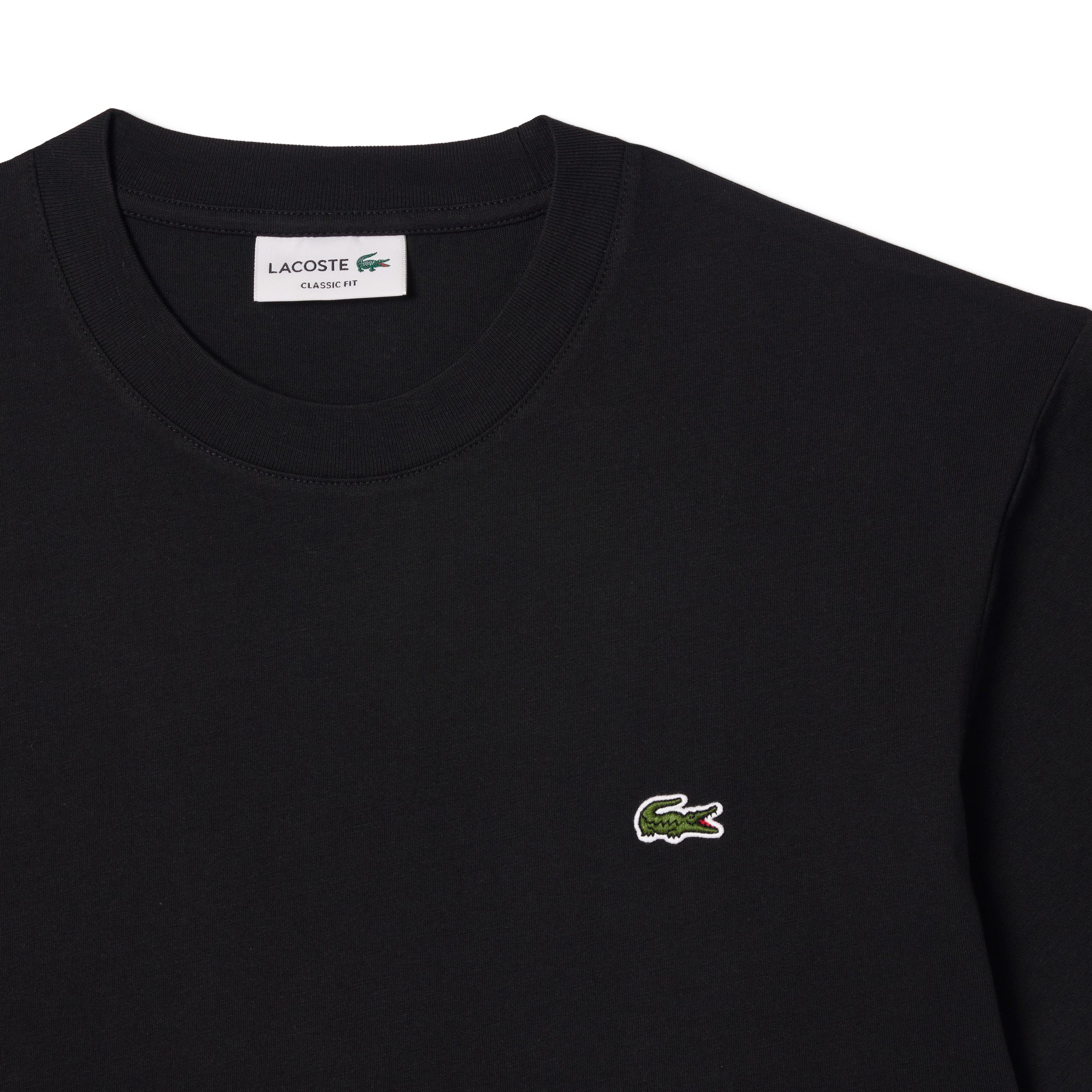 Lacoste Classic Fit Cotton Jersey T-Shirt Black - Image 6