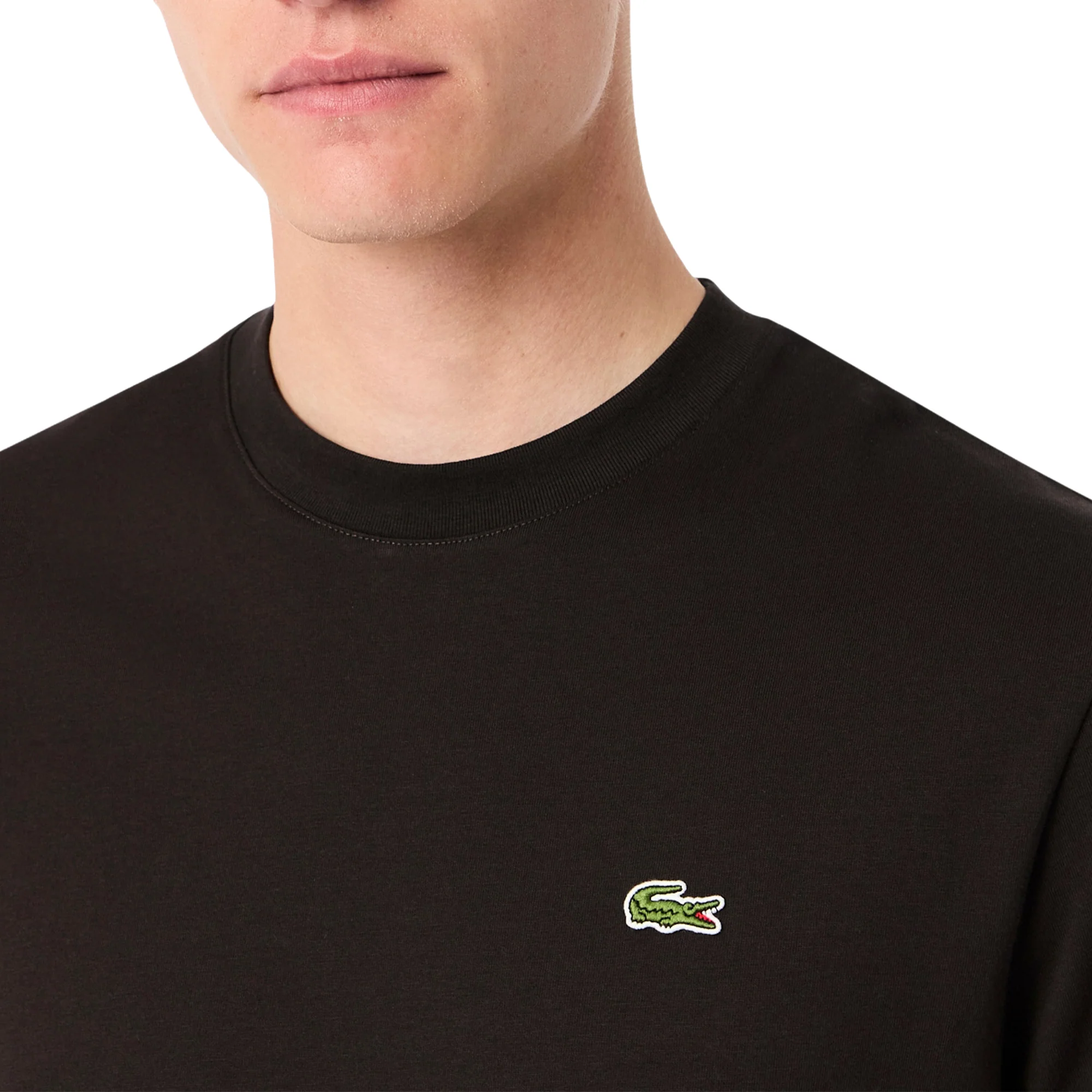 Lacoste Classic Fit Cotton Jersey T-Shirt Buffalo - Image 3