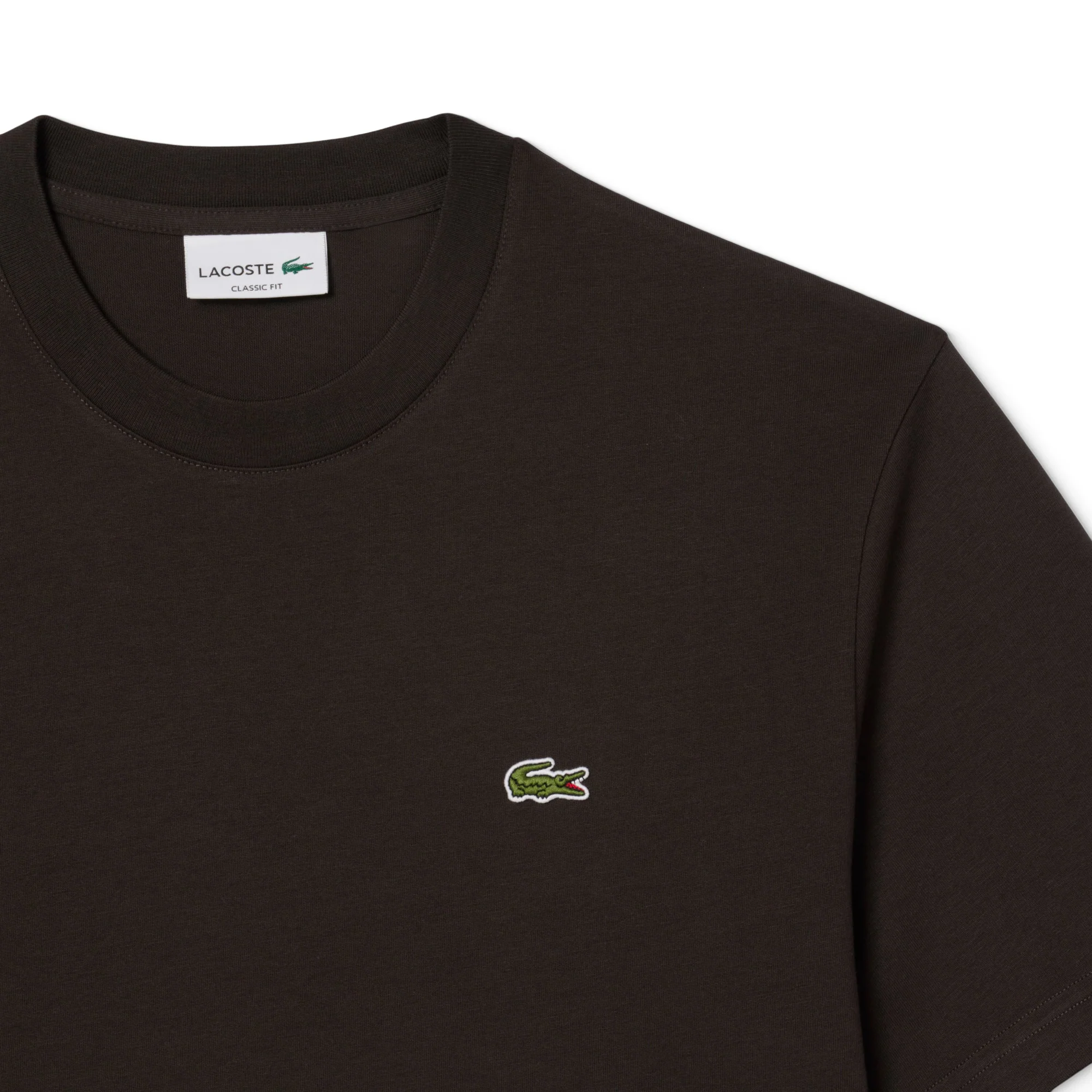 Lacoste Classic Fit Cotton Jersey T-Shirt Buffalo - Image 5