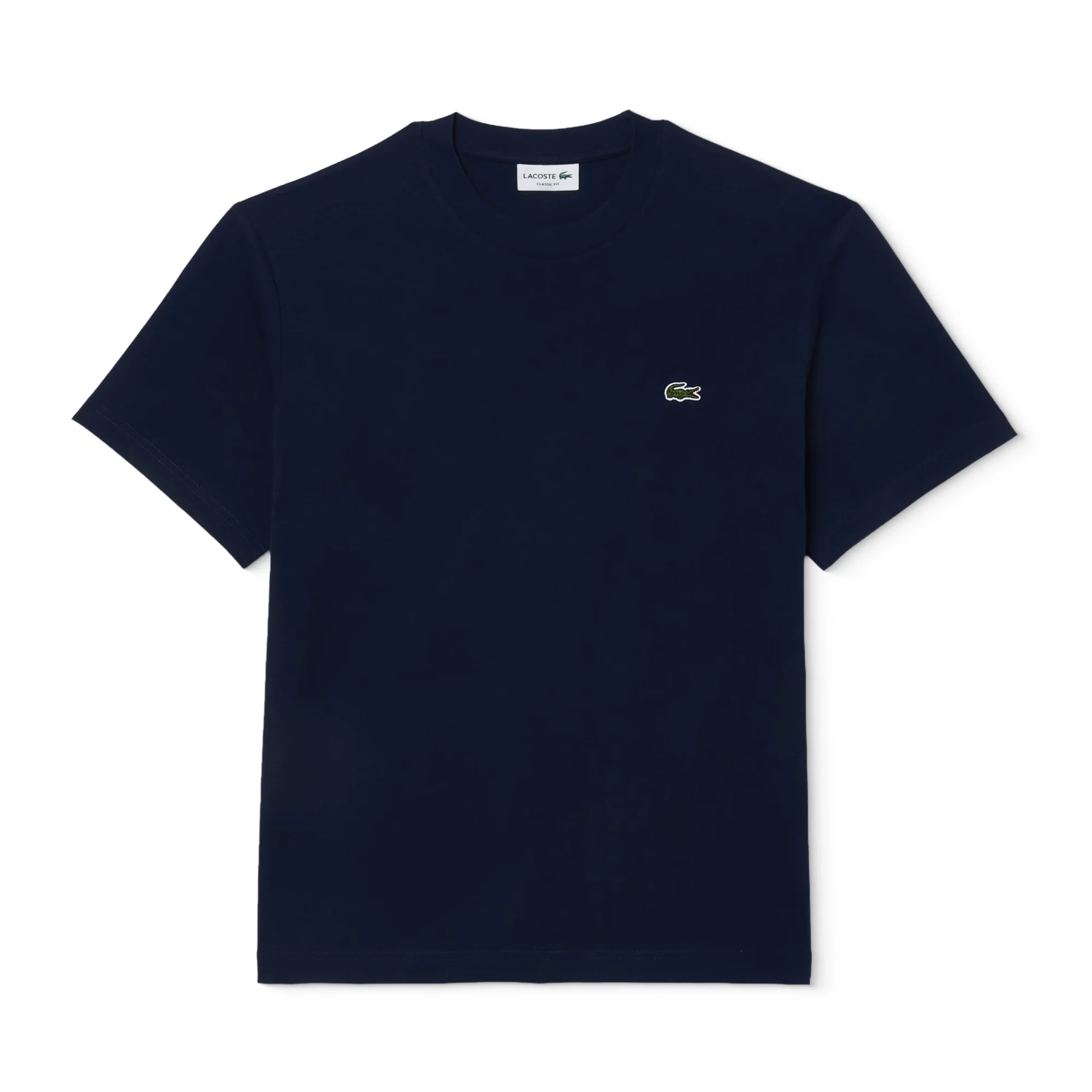Lacoste Classic Fit Cotton Jersey T-Shirt Navy - Image 5