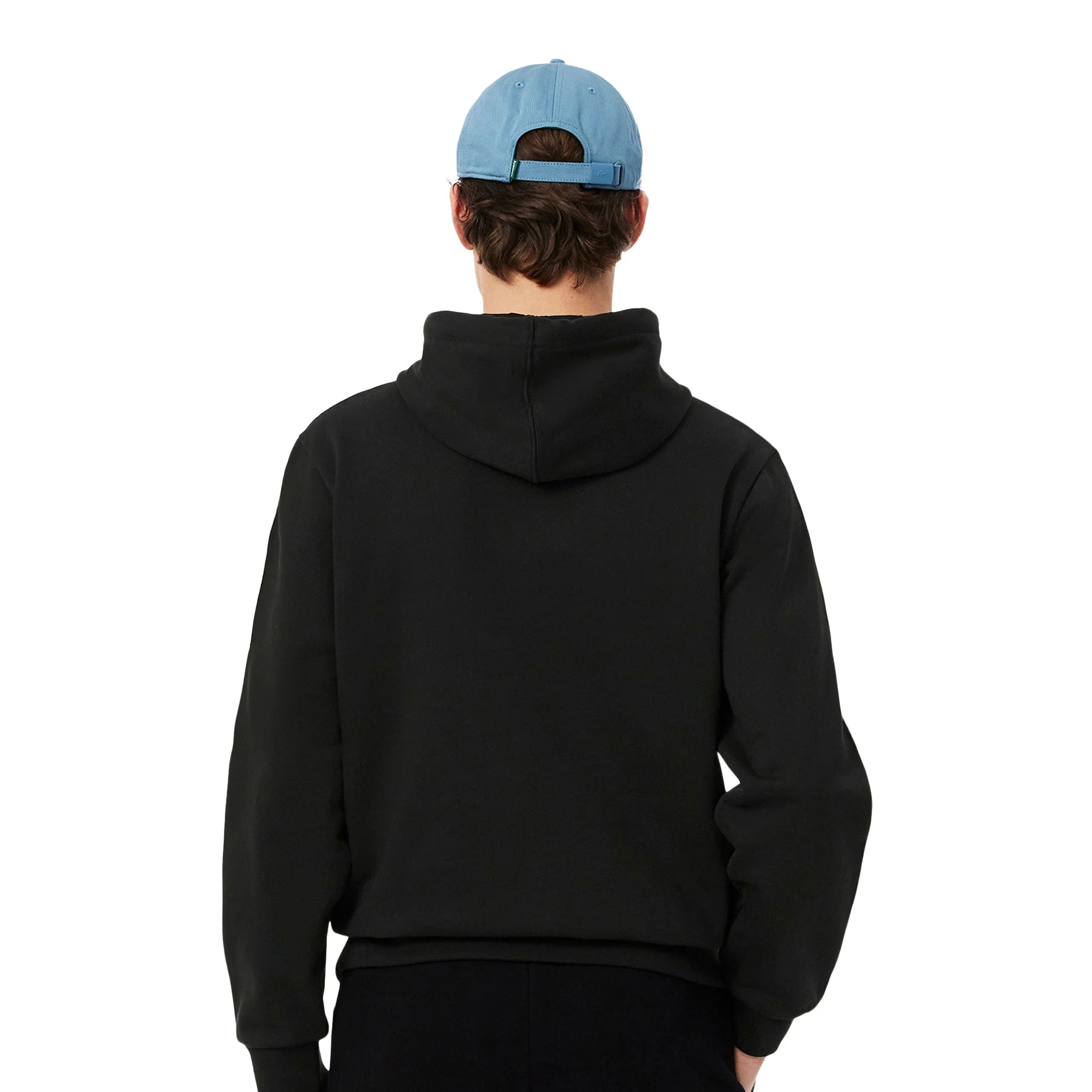 Lacoste Classic Fit Logo Stripe Sweatshirt Black - Image 2