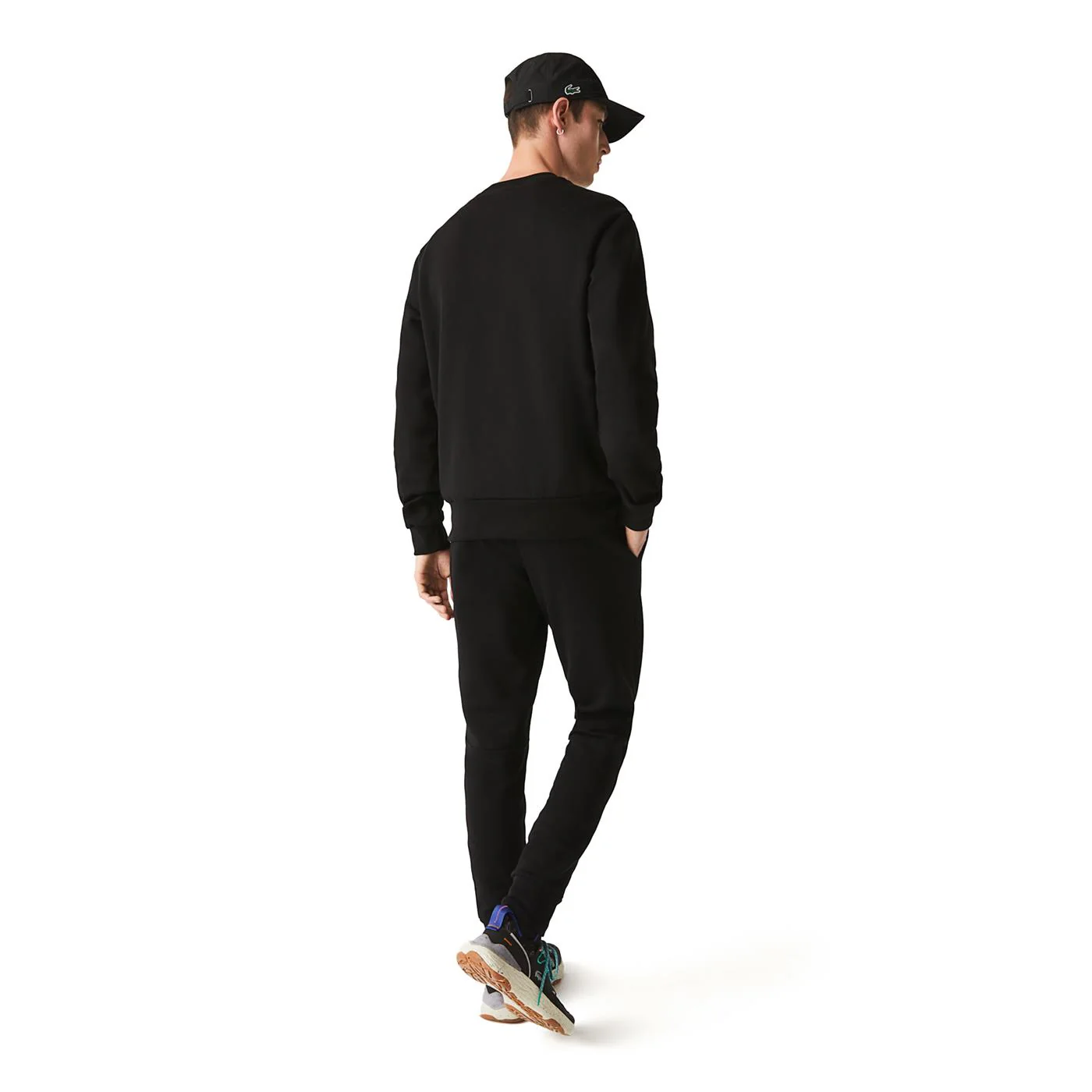 Lacoste Crewneck Sweatshirt Black - Image 3