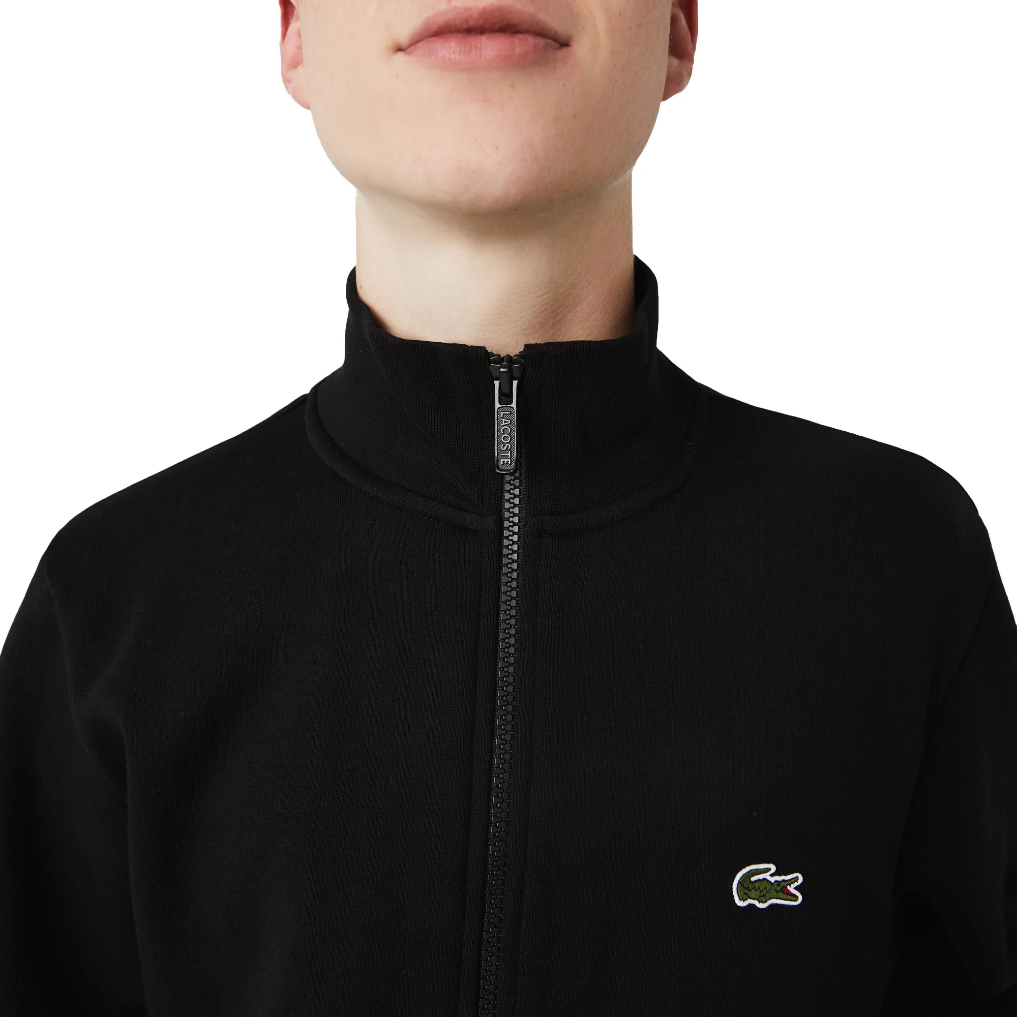 Lacoste Crewneck Sweatshirt Black - Image 3