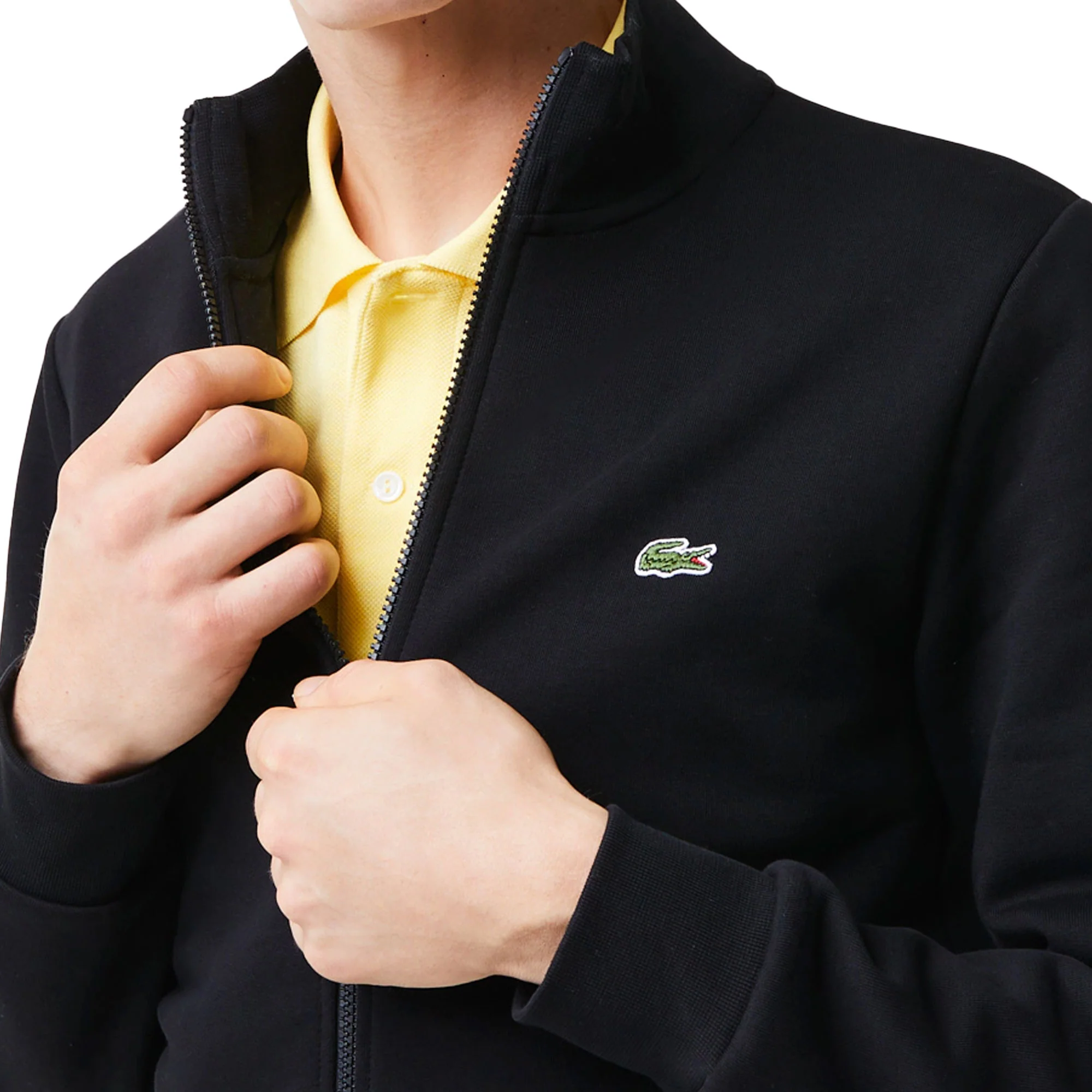 Lacoste Crewneck Sweatshirt Black - Image 4