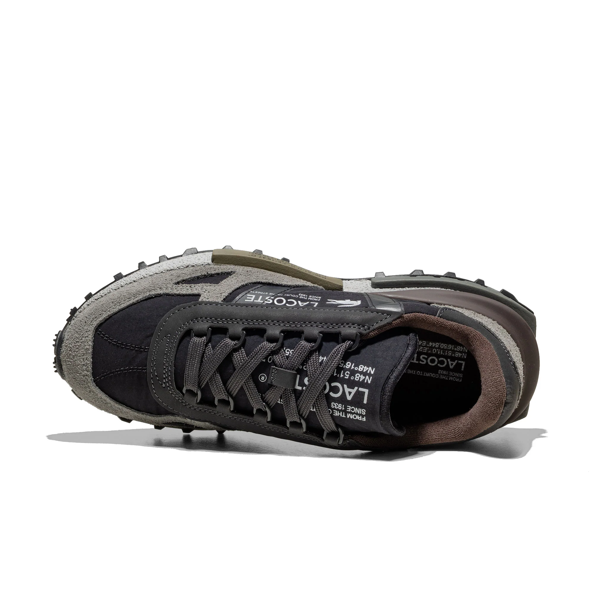 Lacoste Elite Active Dark Grey/Dark Brown - Image 5