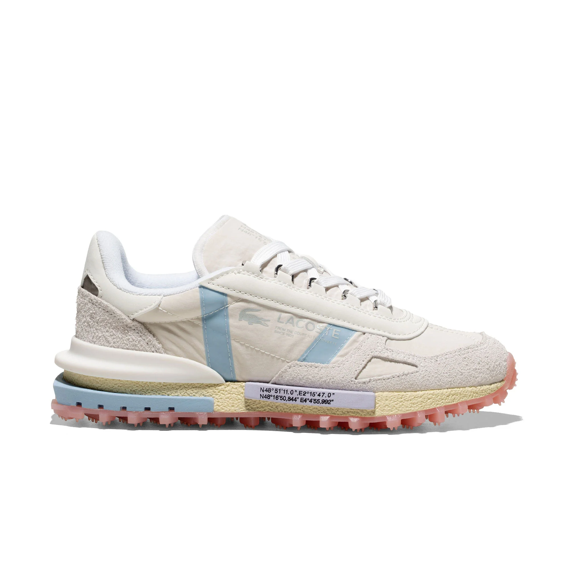 Lacoste Elite Active Off White/Light Blue
