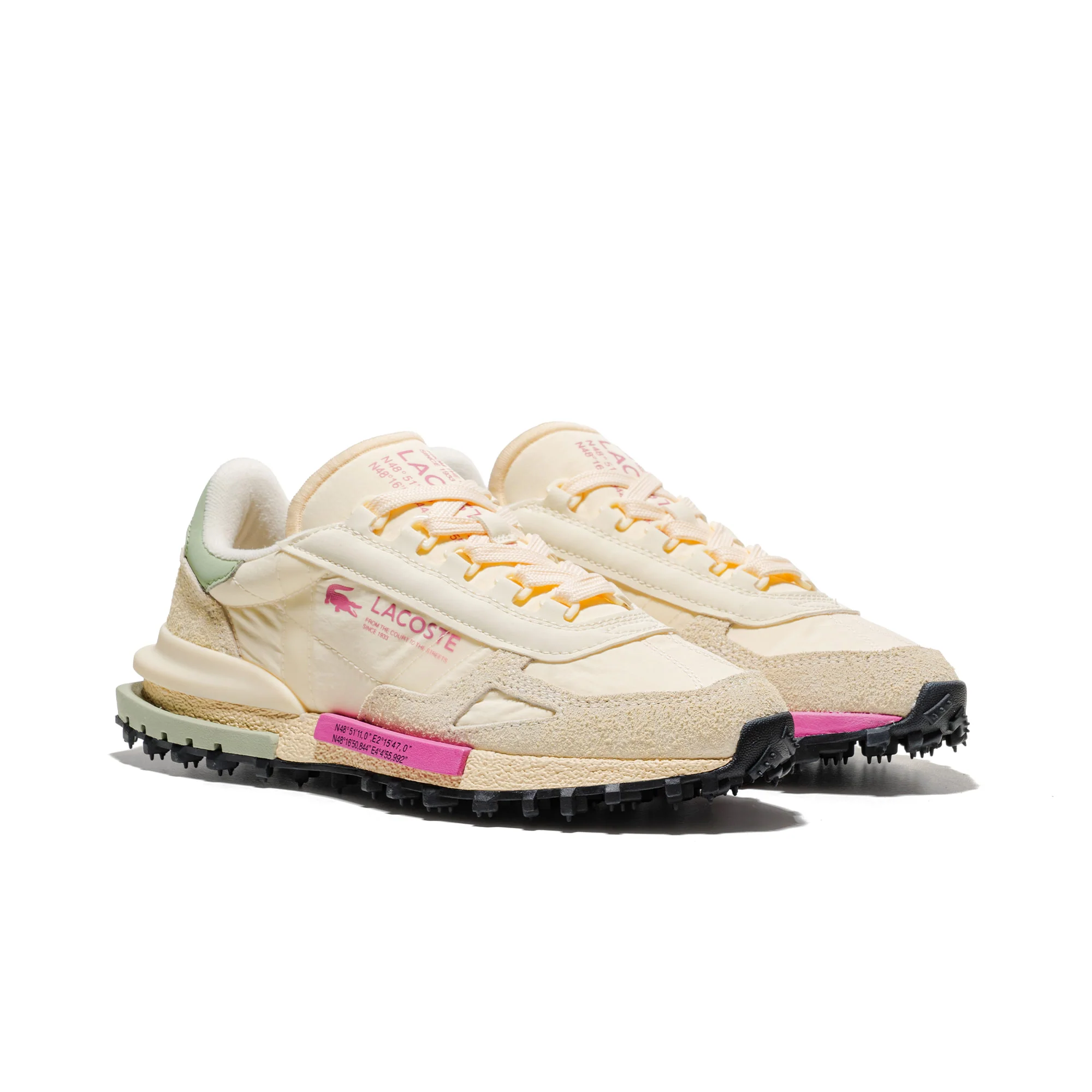 Lacoste Elite Active Off White/Light Khaki - Image 3